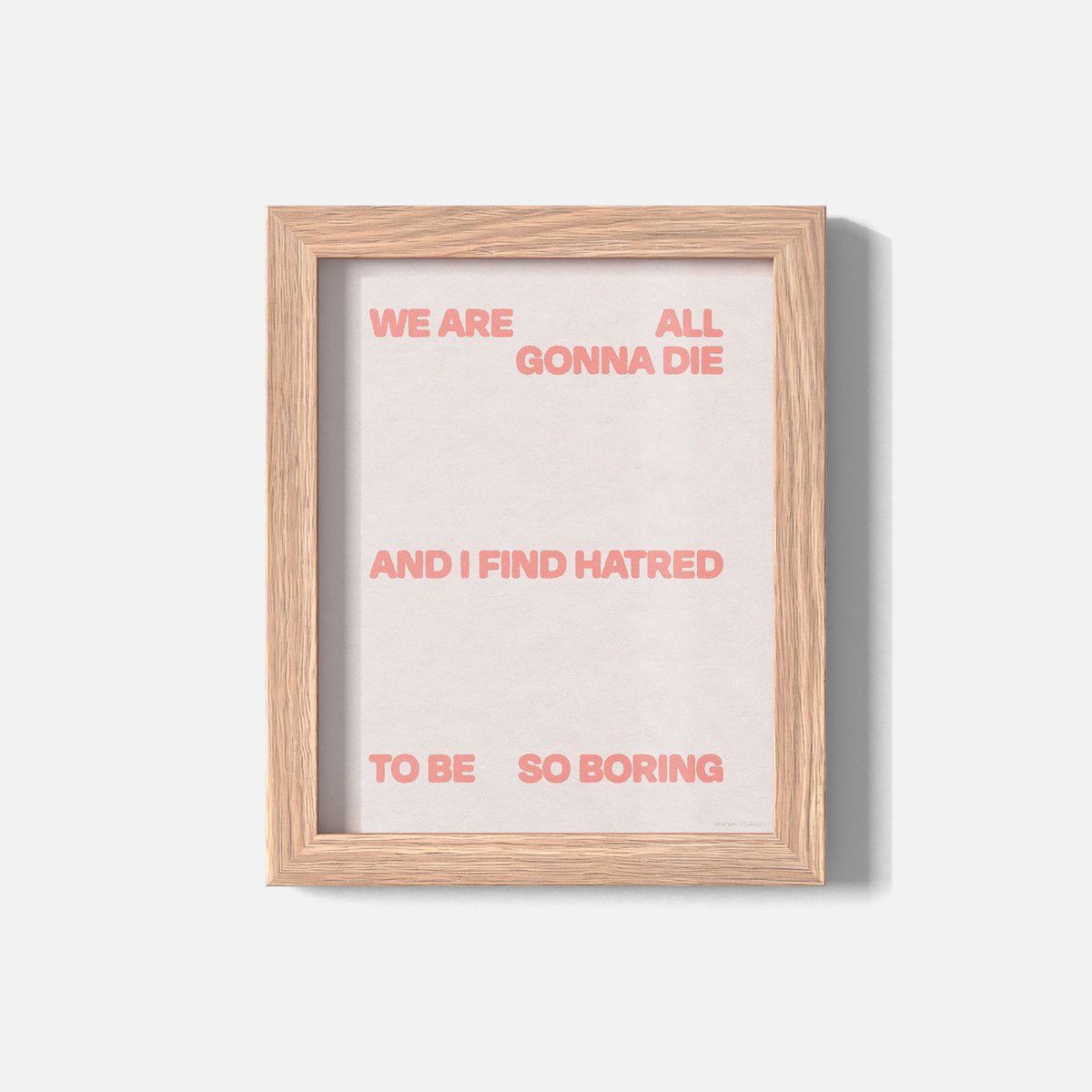 HATRED PRINT