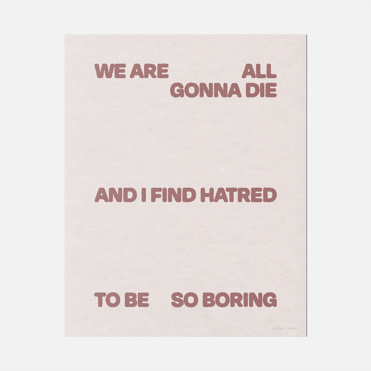 HATRED PRINT