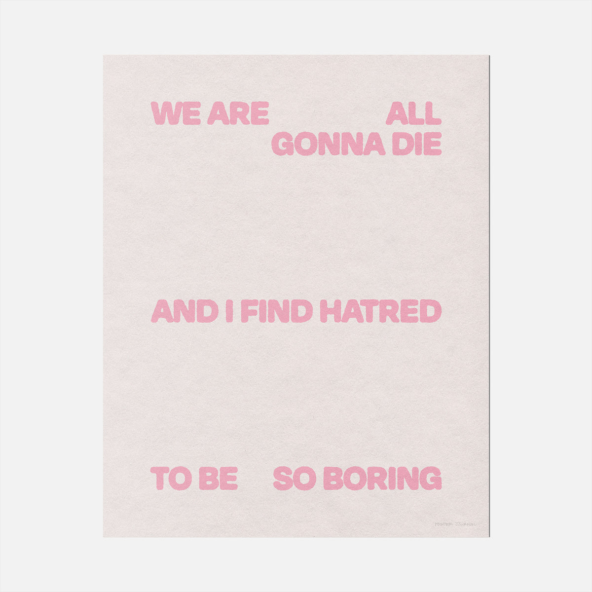 HATRED PRINT