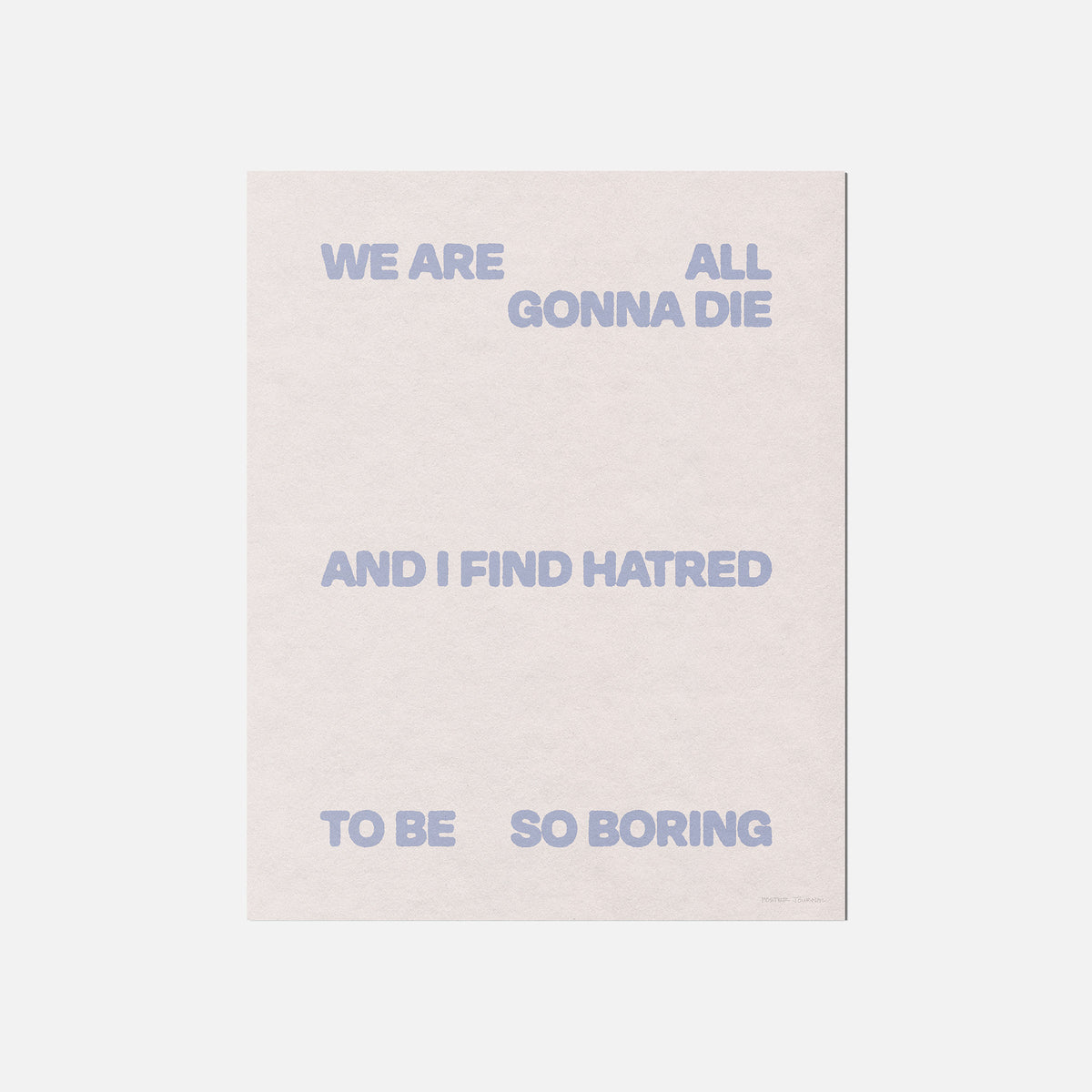 HATRED PRINT