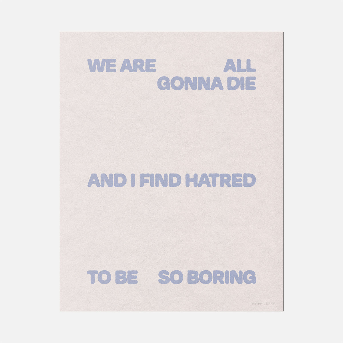 HATRED PRINT