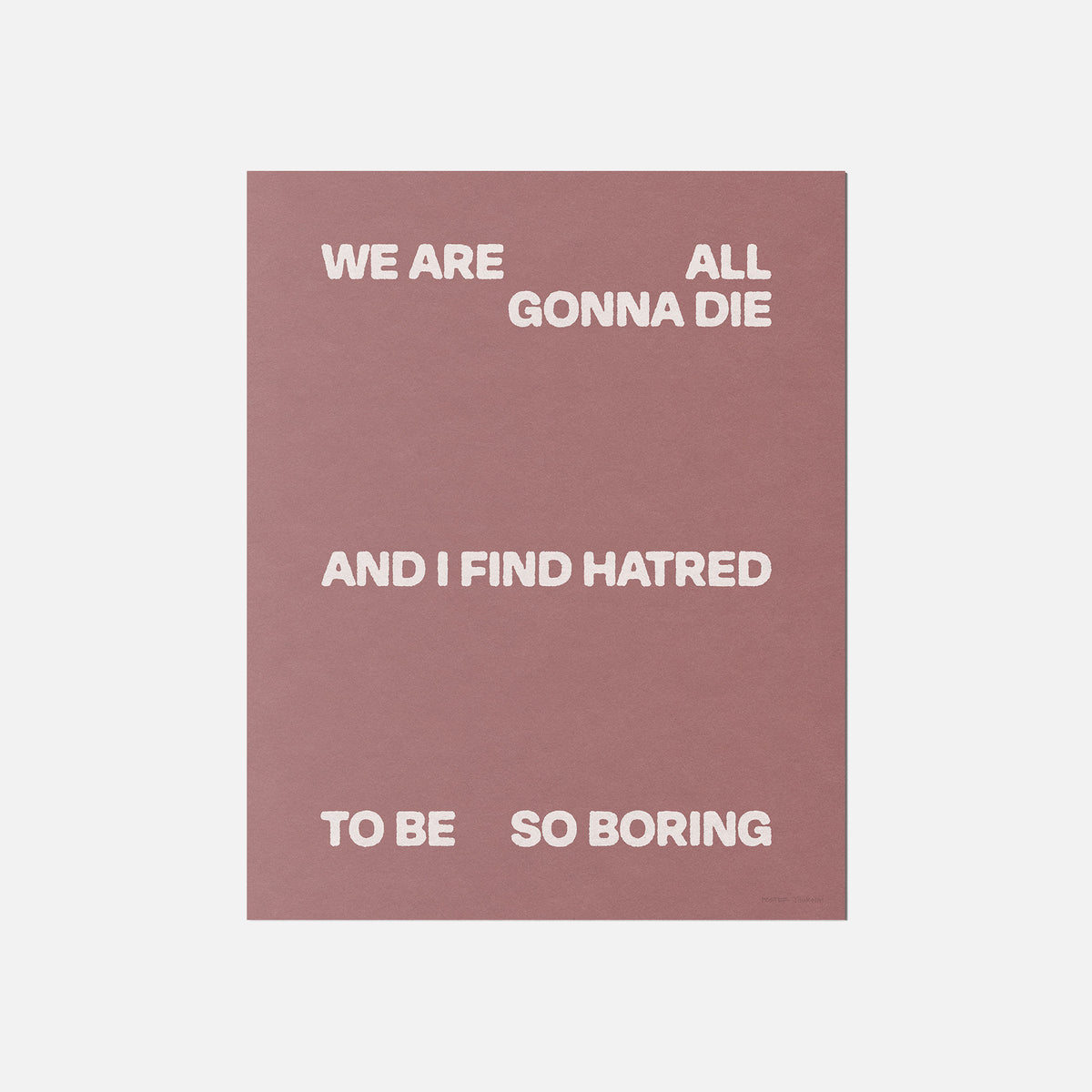 HATRED PRINT
