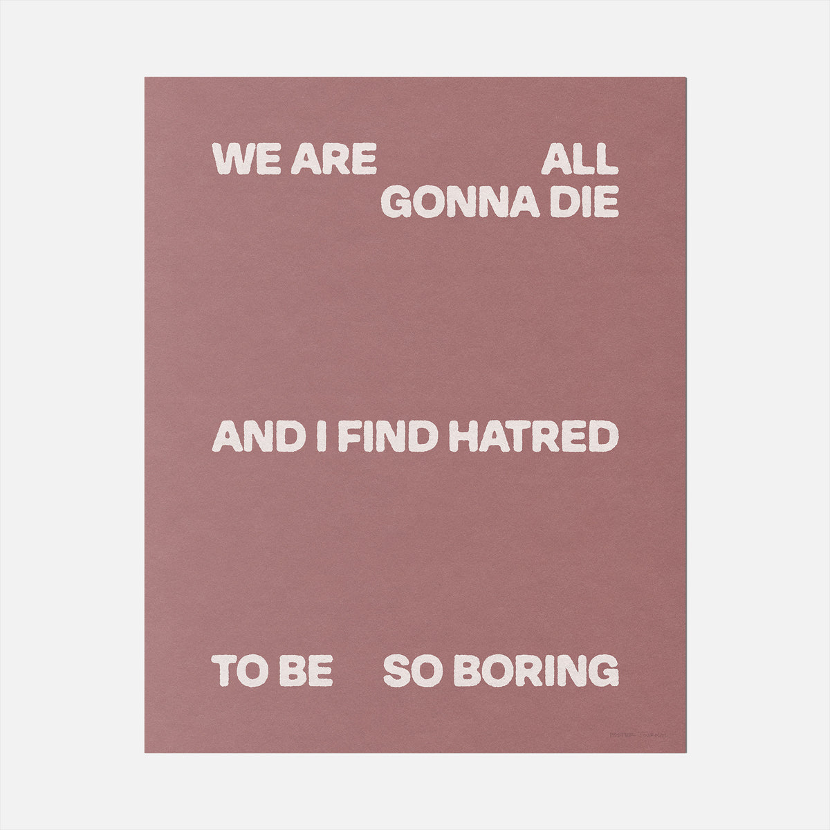HATRED PRINT