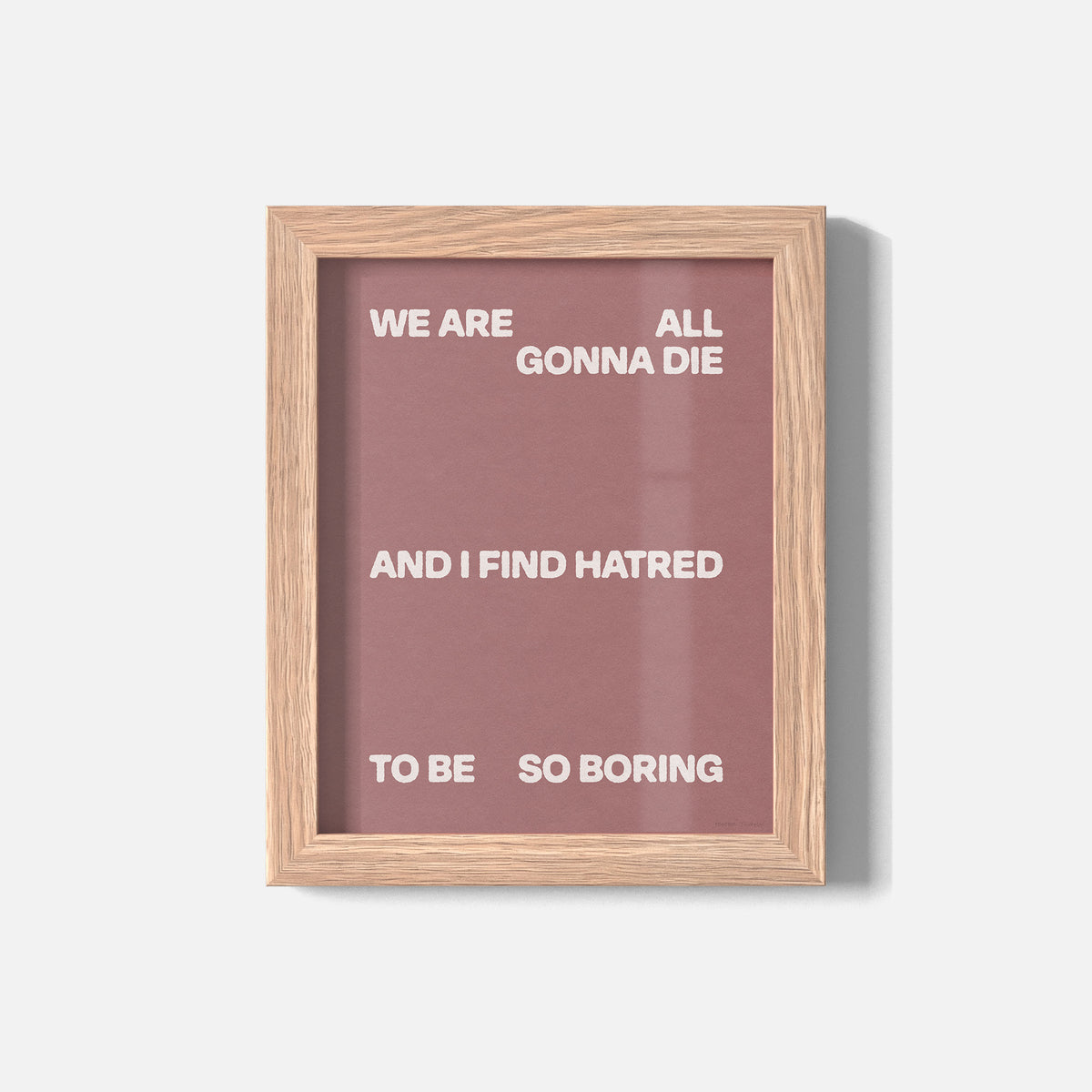 HATRED PRINT
