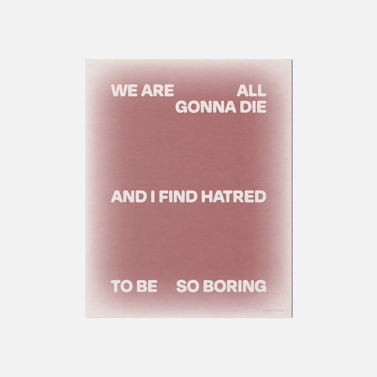 HATRED PRINT