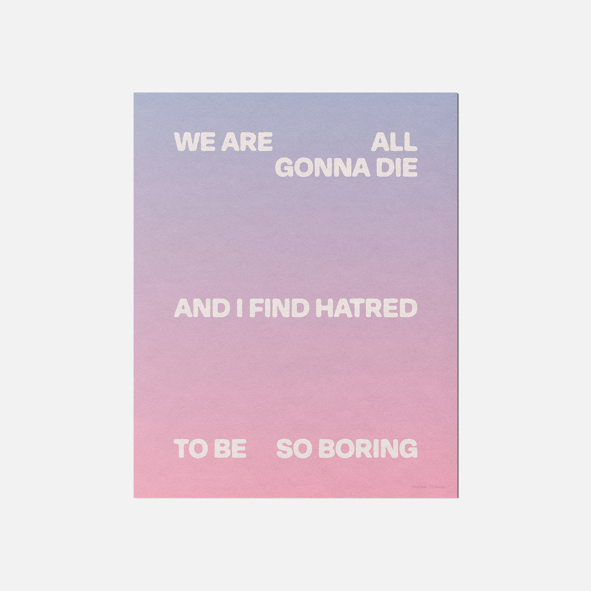 HATRED PRINT