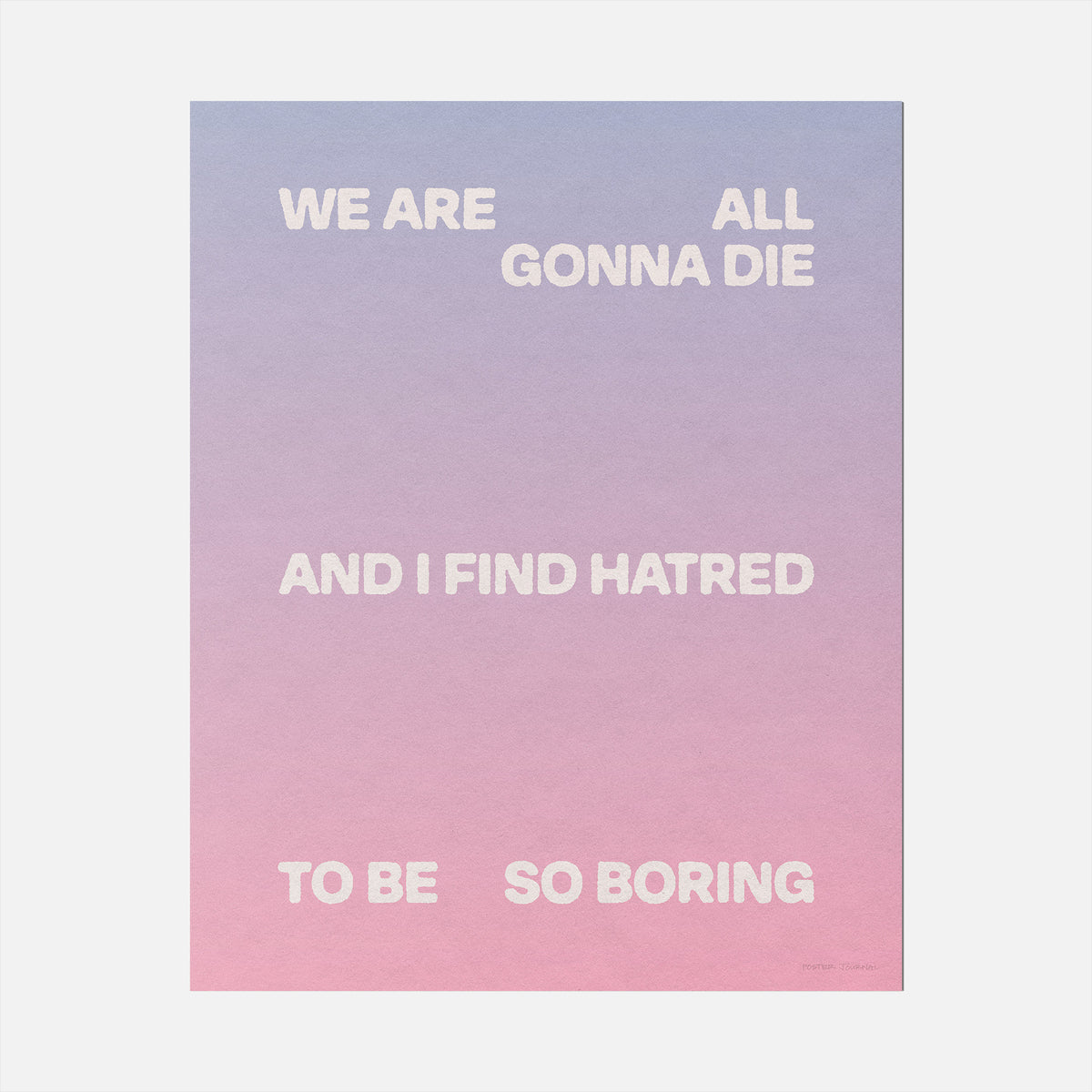 HATRED PRINT