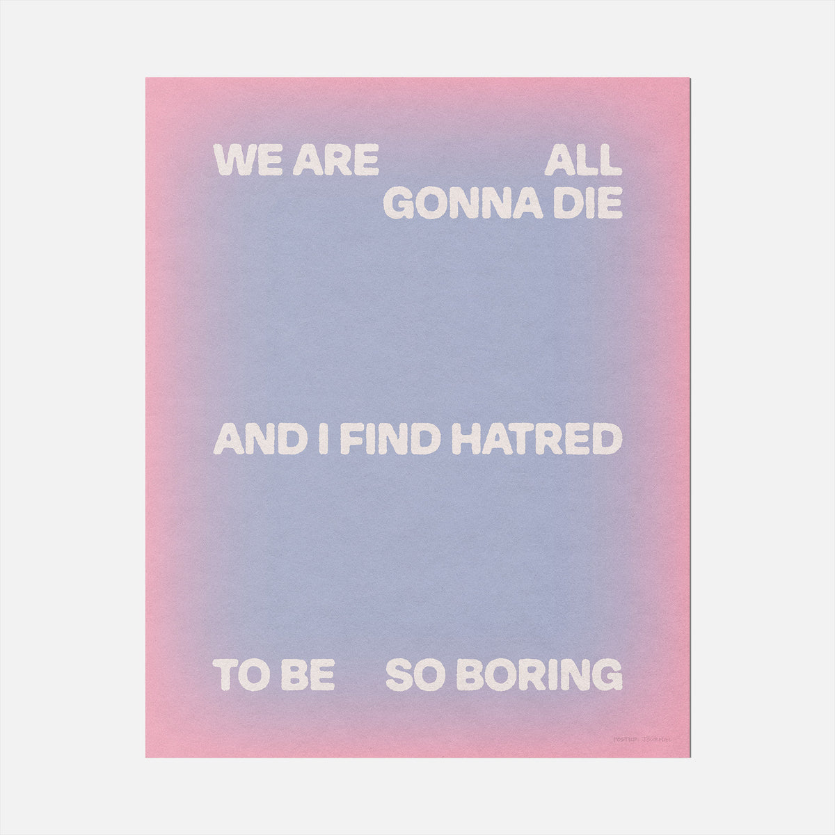 HATRED PRINT