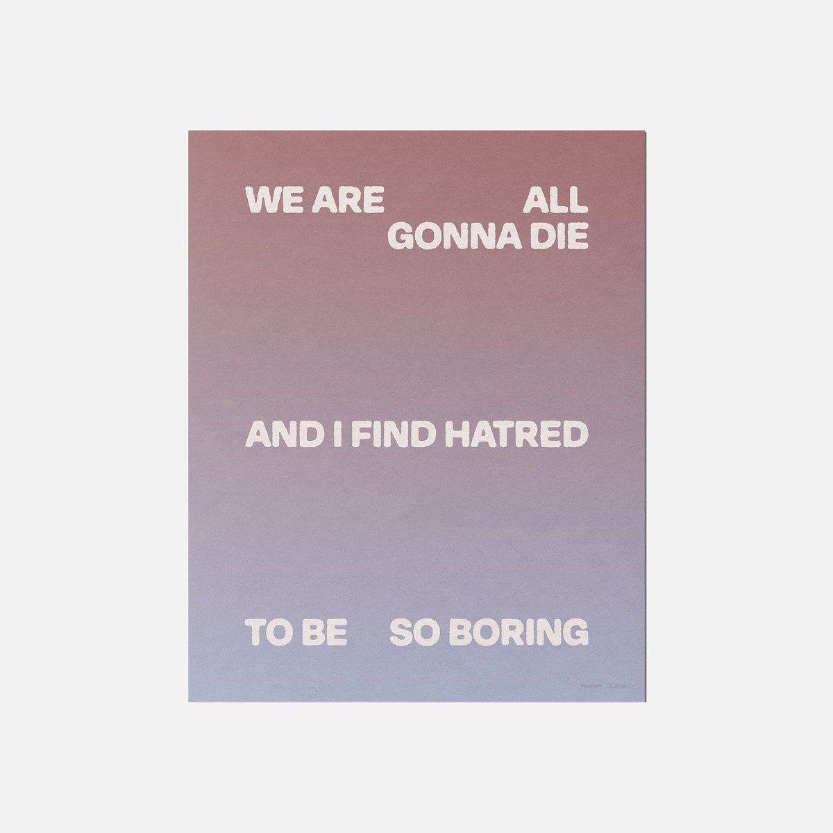 HATRED PRINT