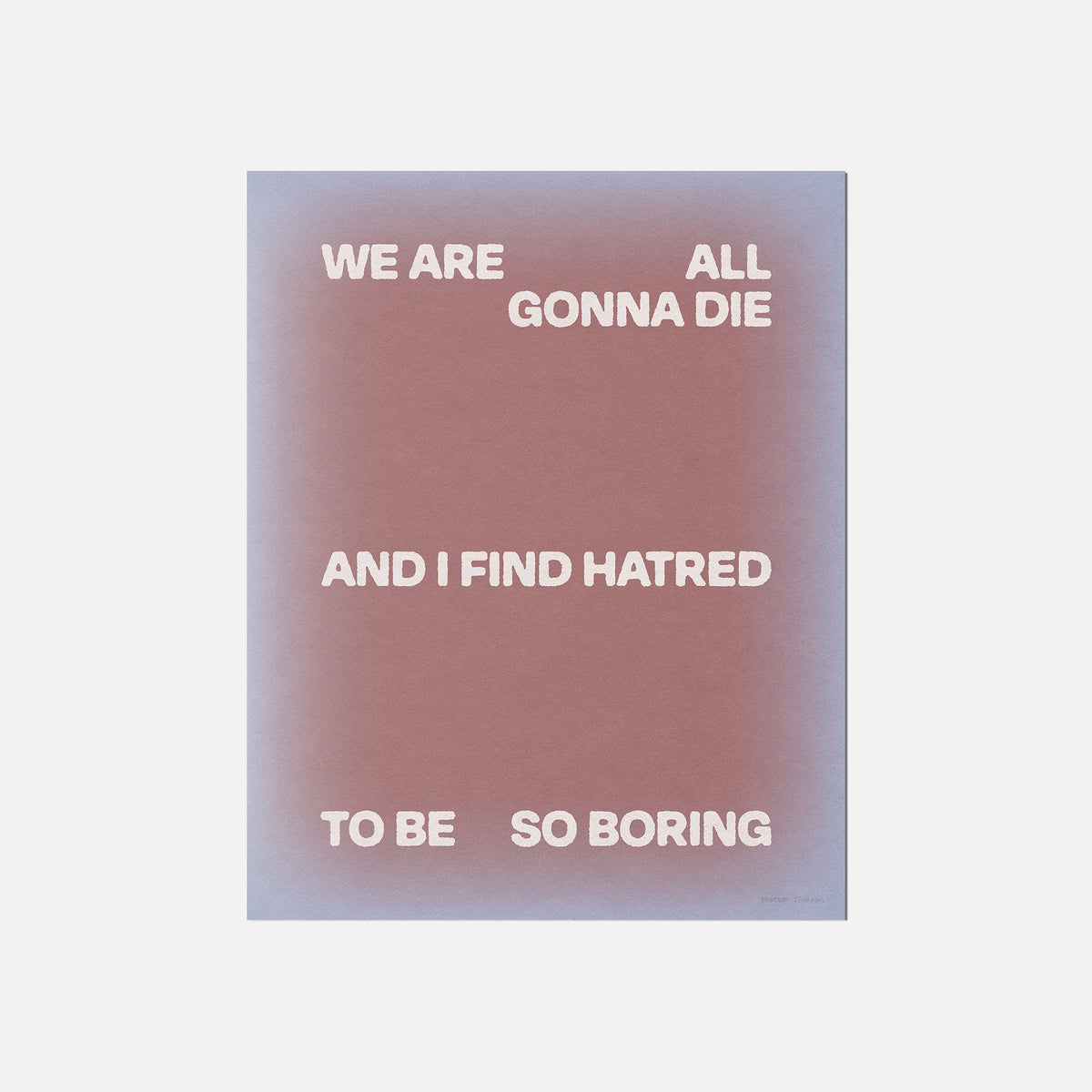 HATRED PRINT