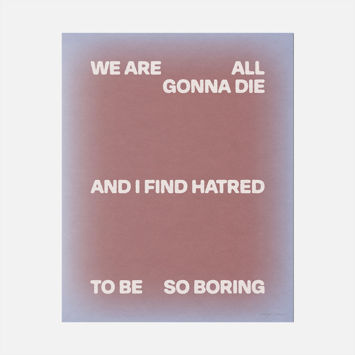 HATRED PRINT