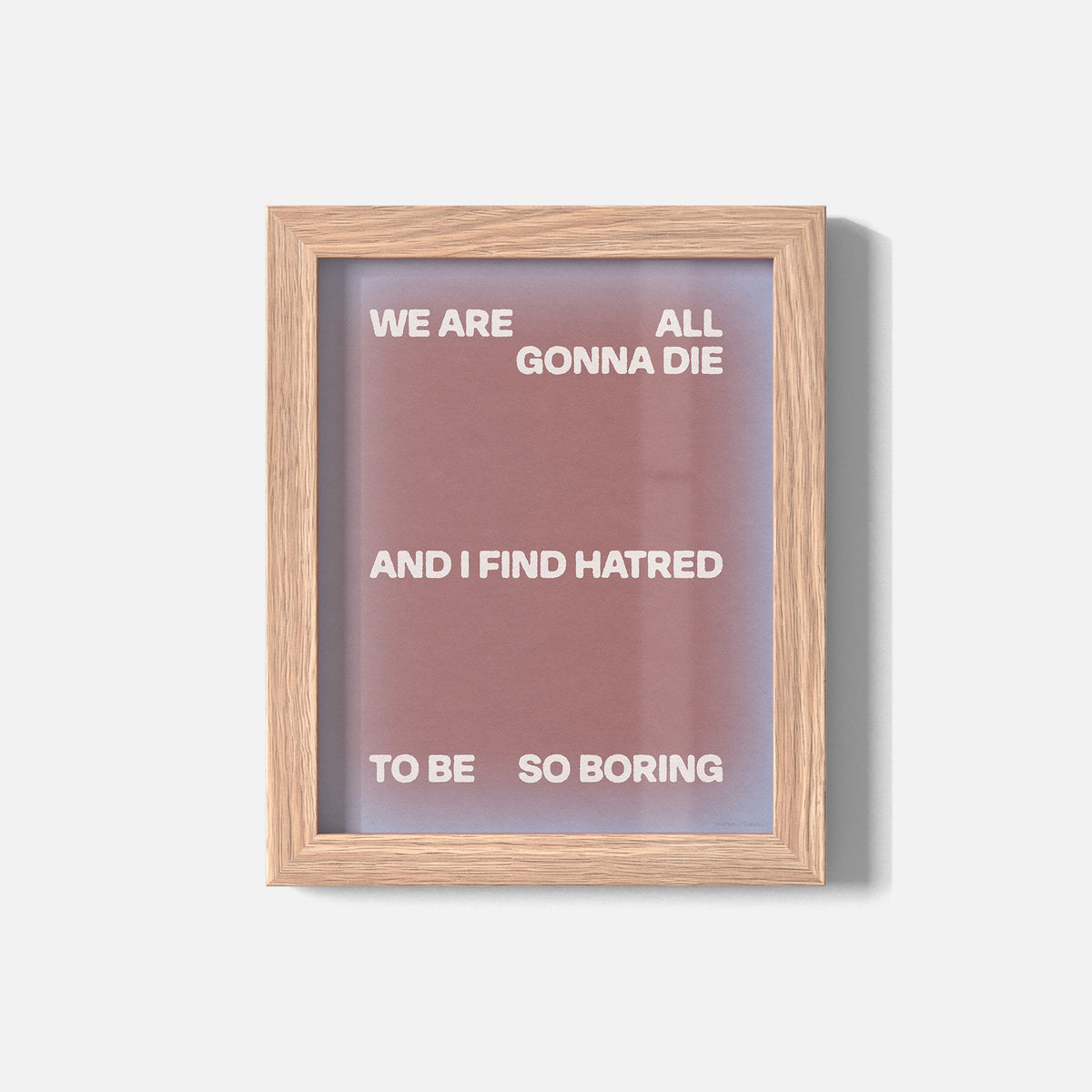 HATRED PRINT