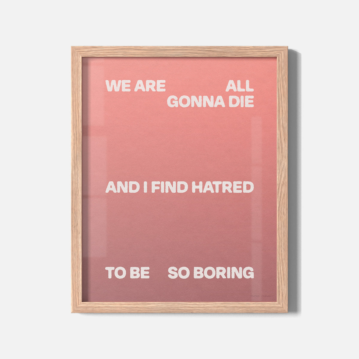 HATRED PRINT
