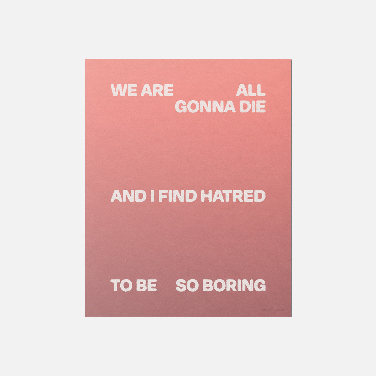 HATRED PRINT