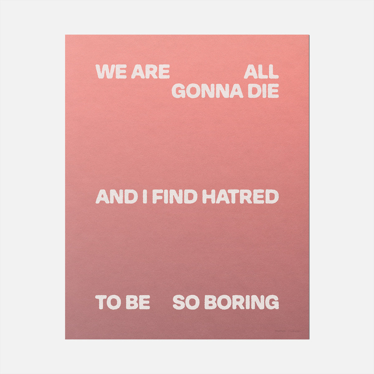HATRED PRINT