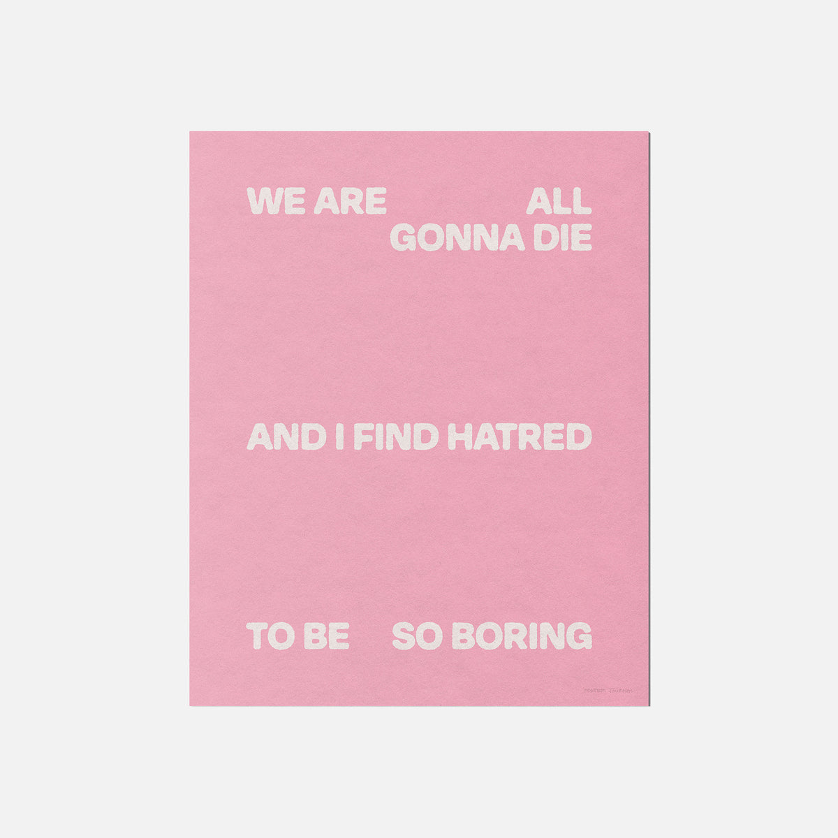 HATRED PRINT