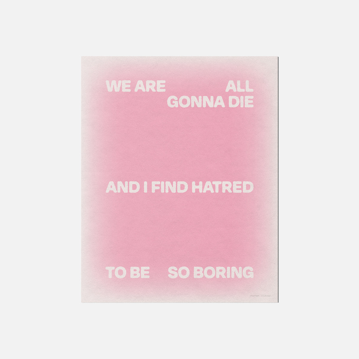 HATRED PRINT
