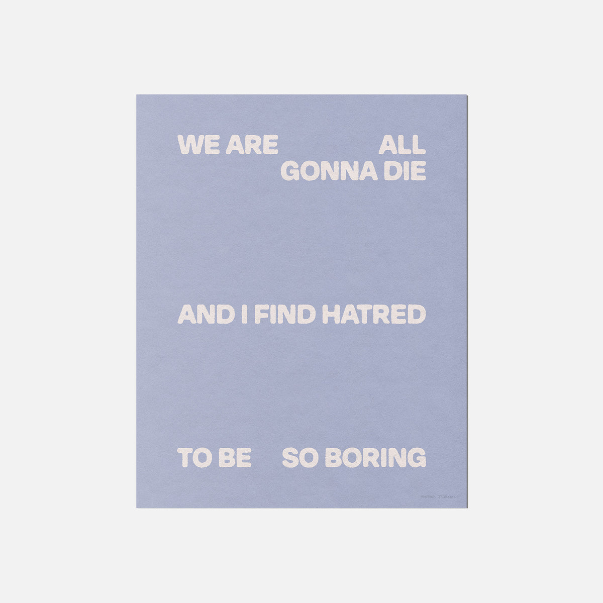 HATRED PRINT