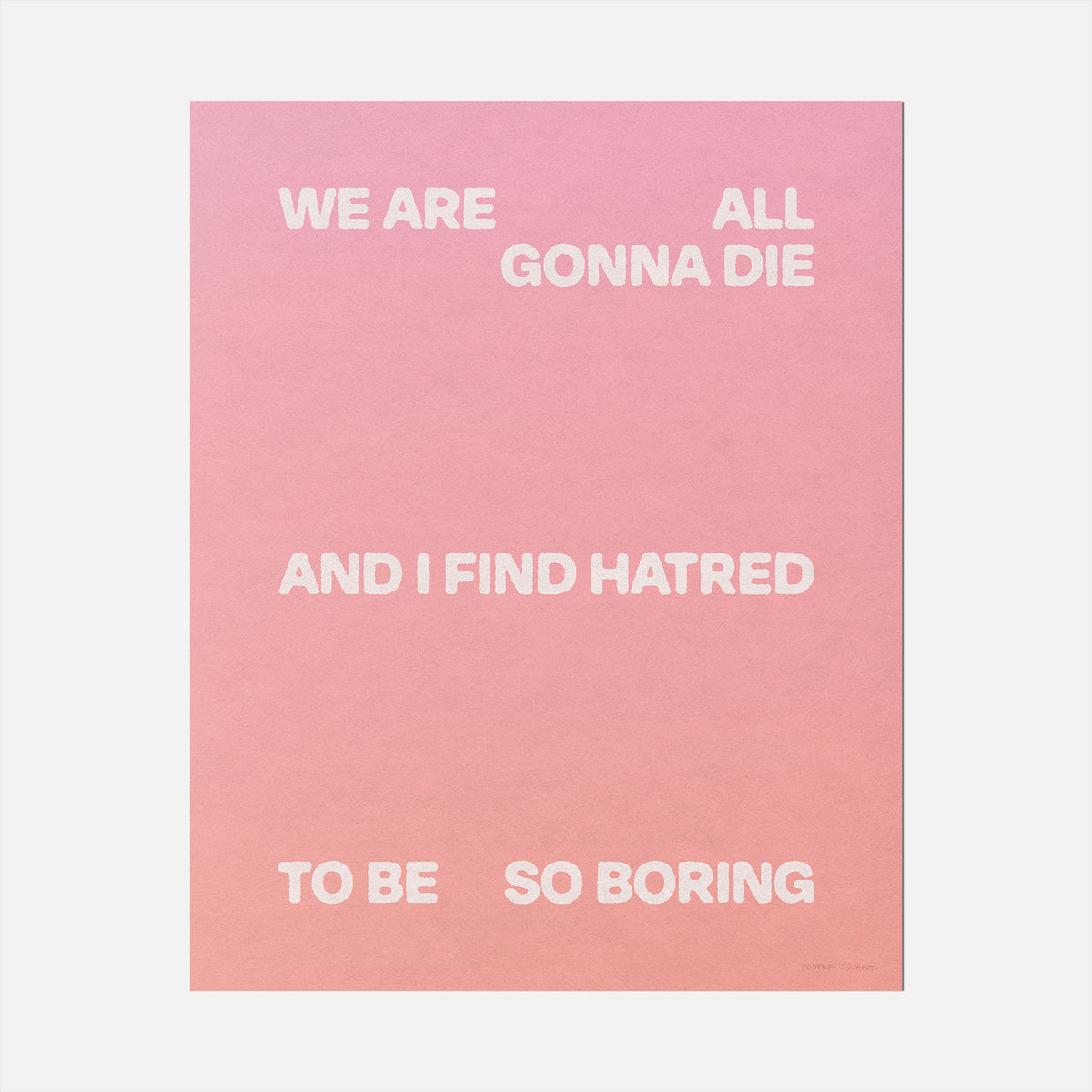 HATRED PRINT