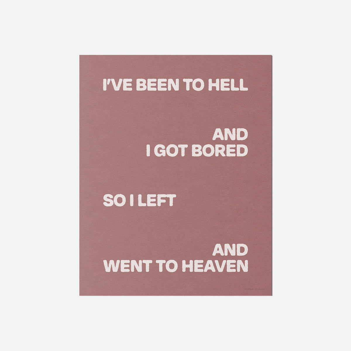 HEAVEN PRINT