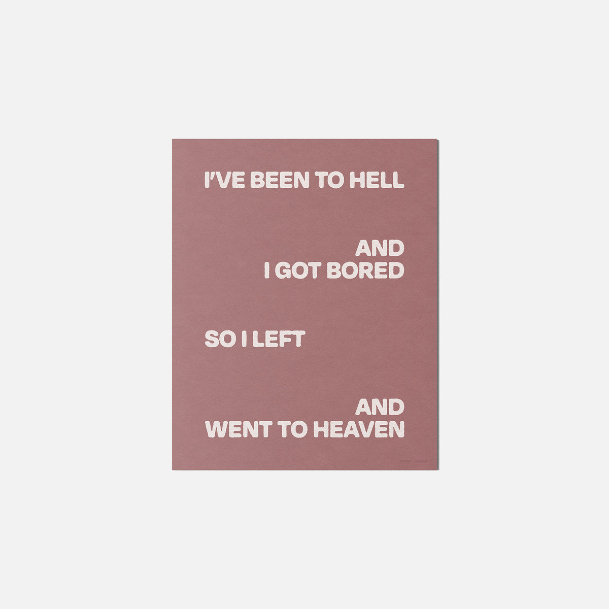 HEAVEN PRINT