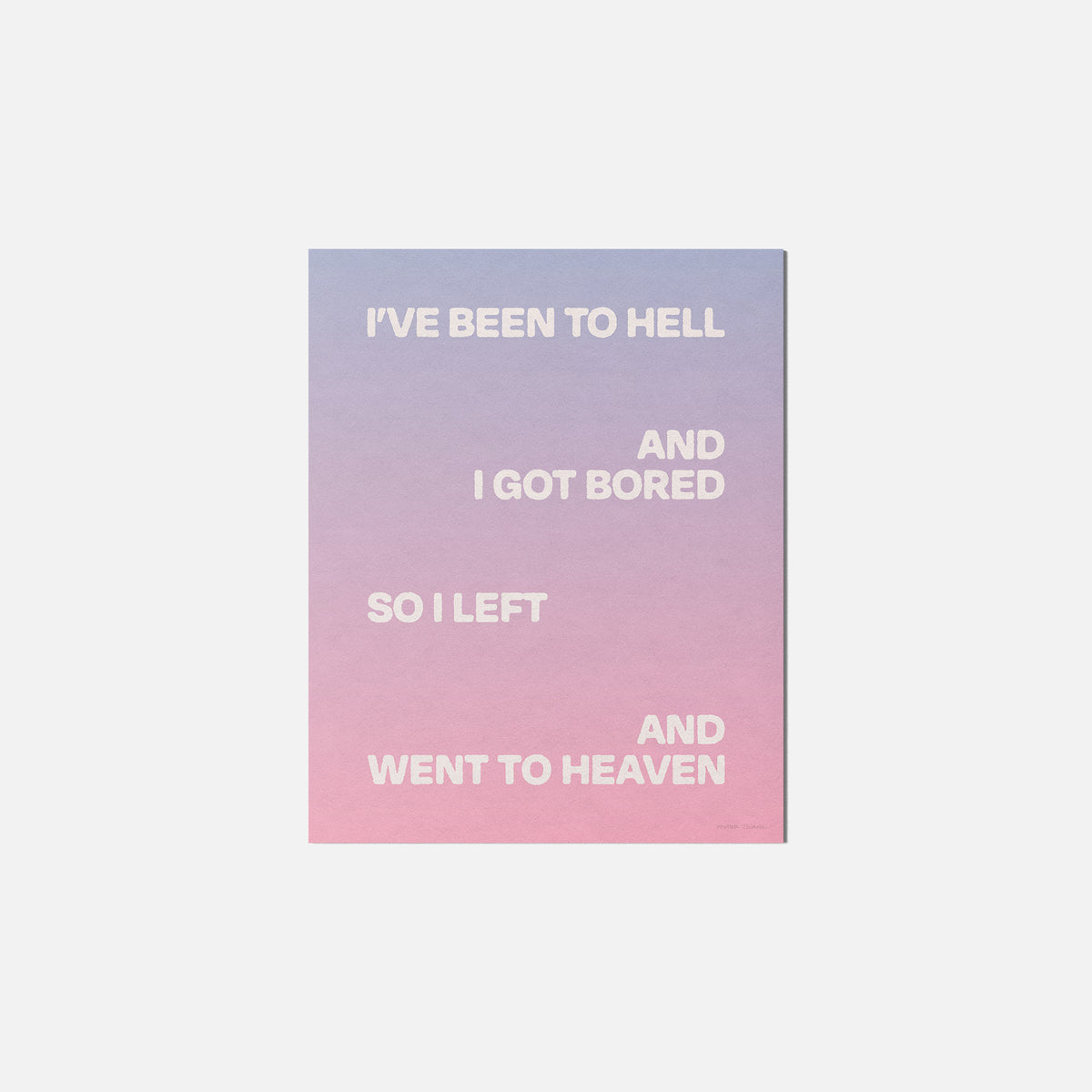 HEAVEN PRINT
