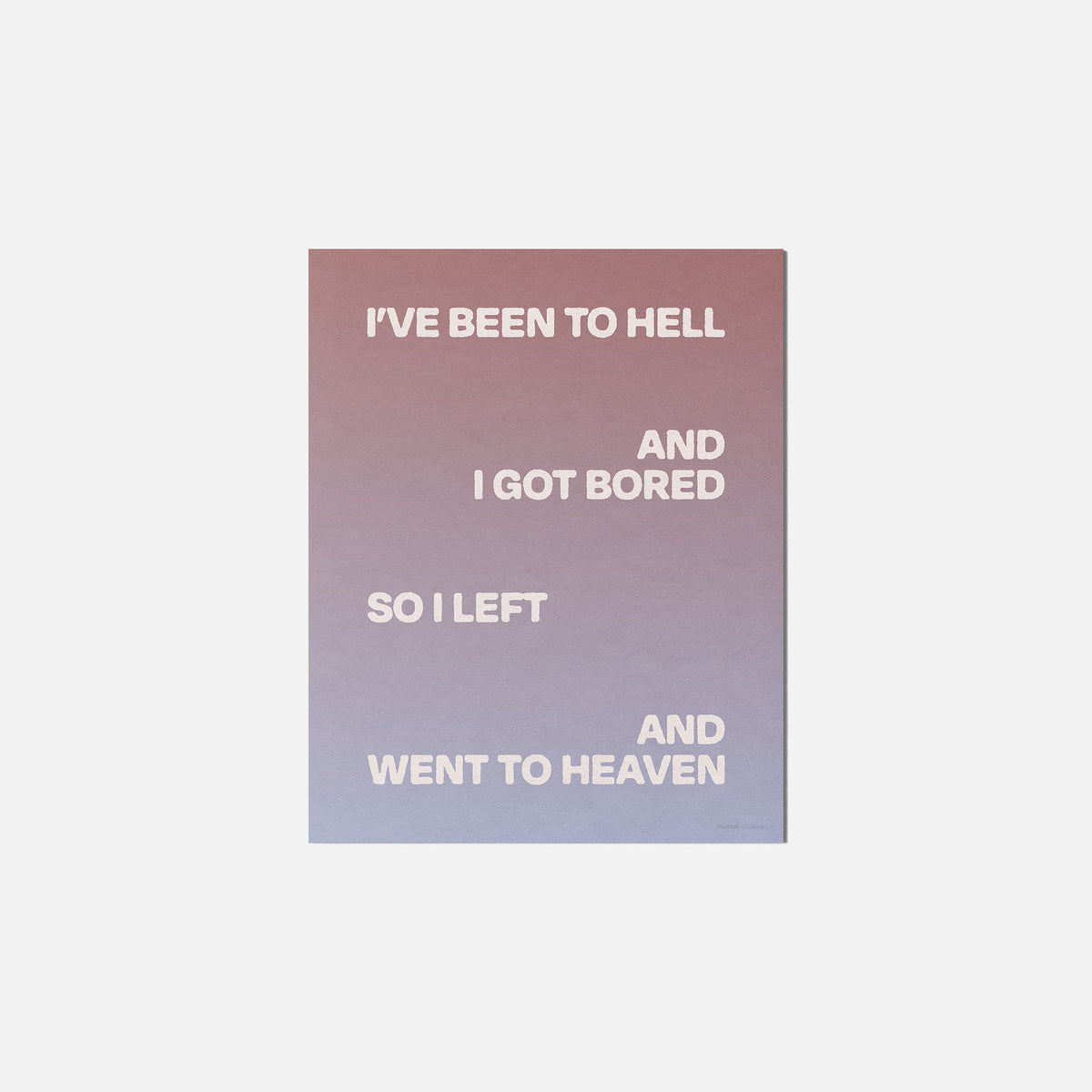 HEAVEN PRINT