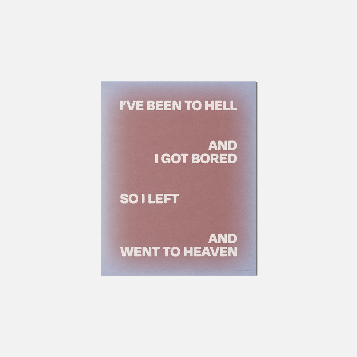 HEAVEN PRINT