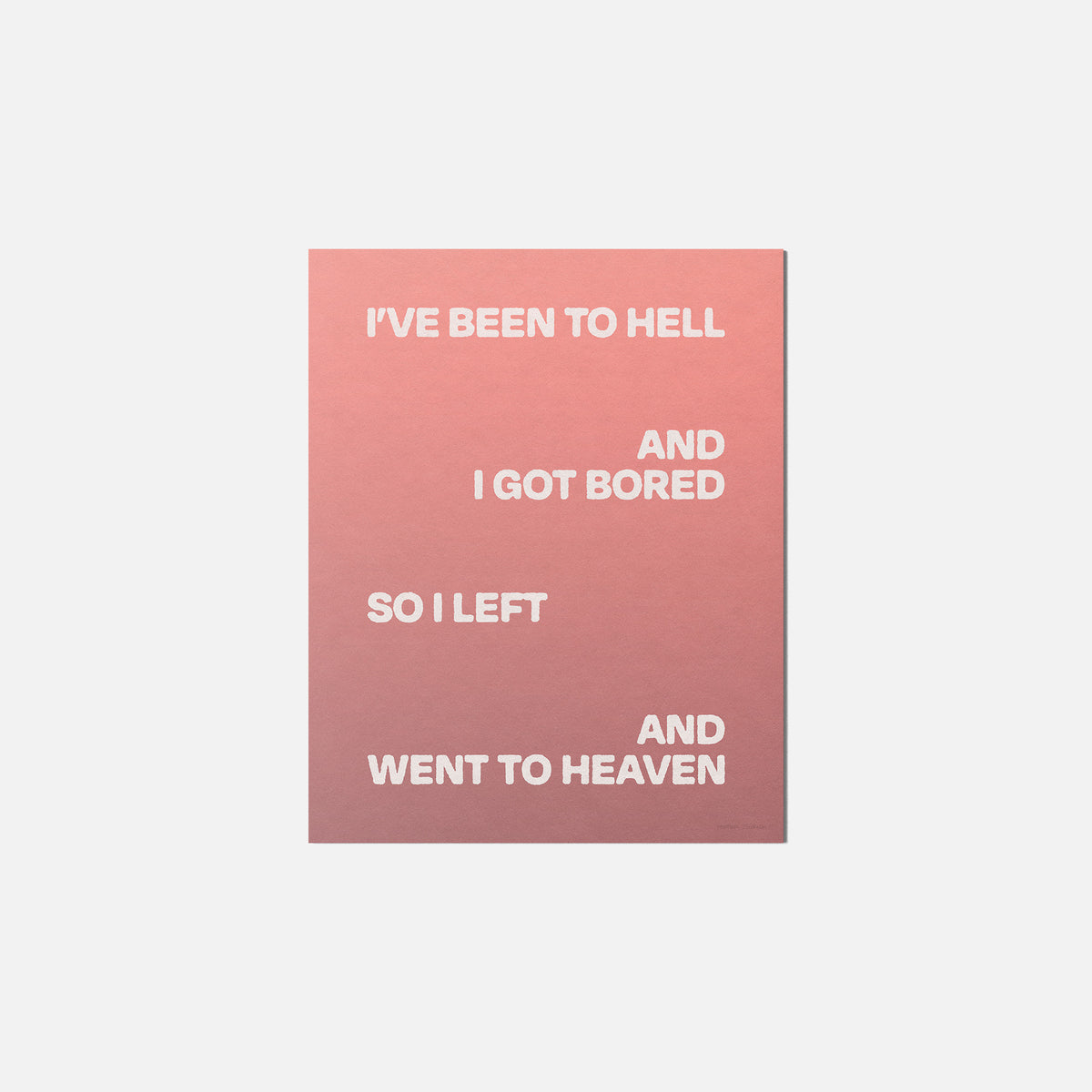 HEAVEN PRINT