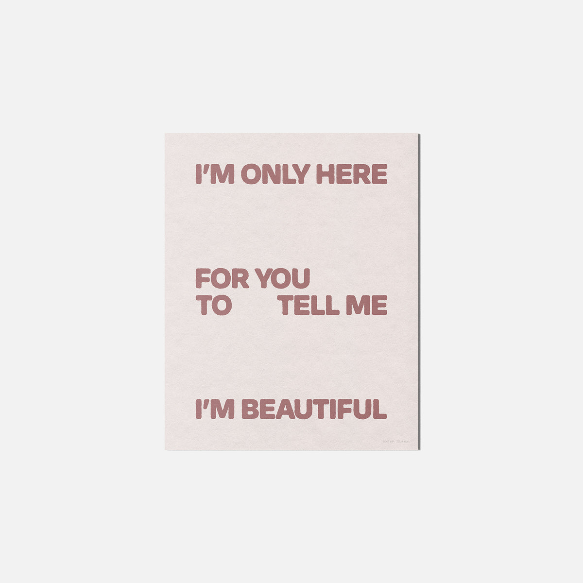HERE PRINT
