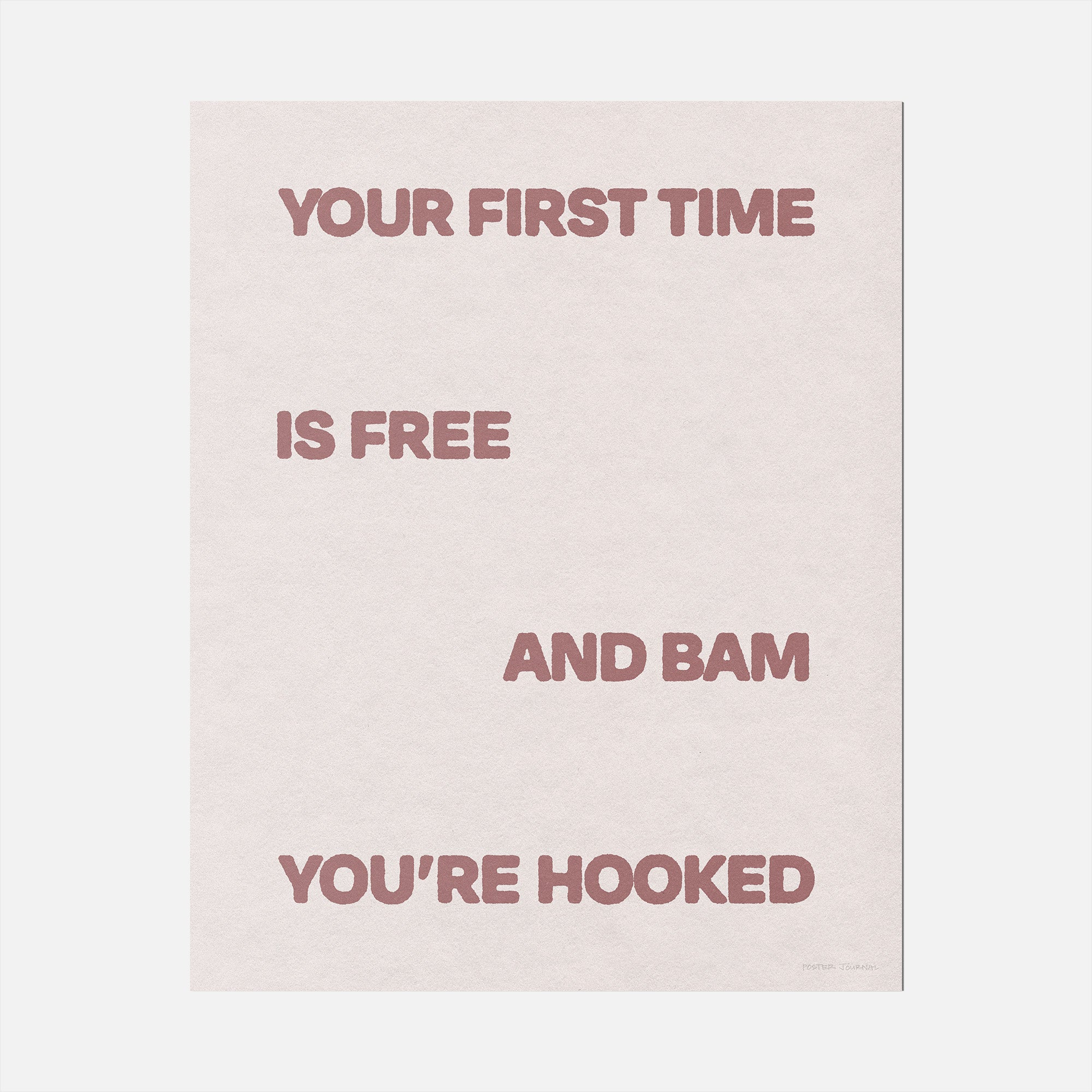 HOOKED PRINT