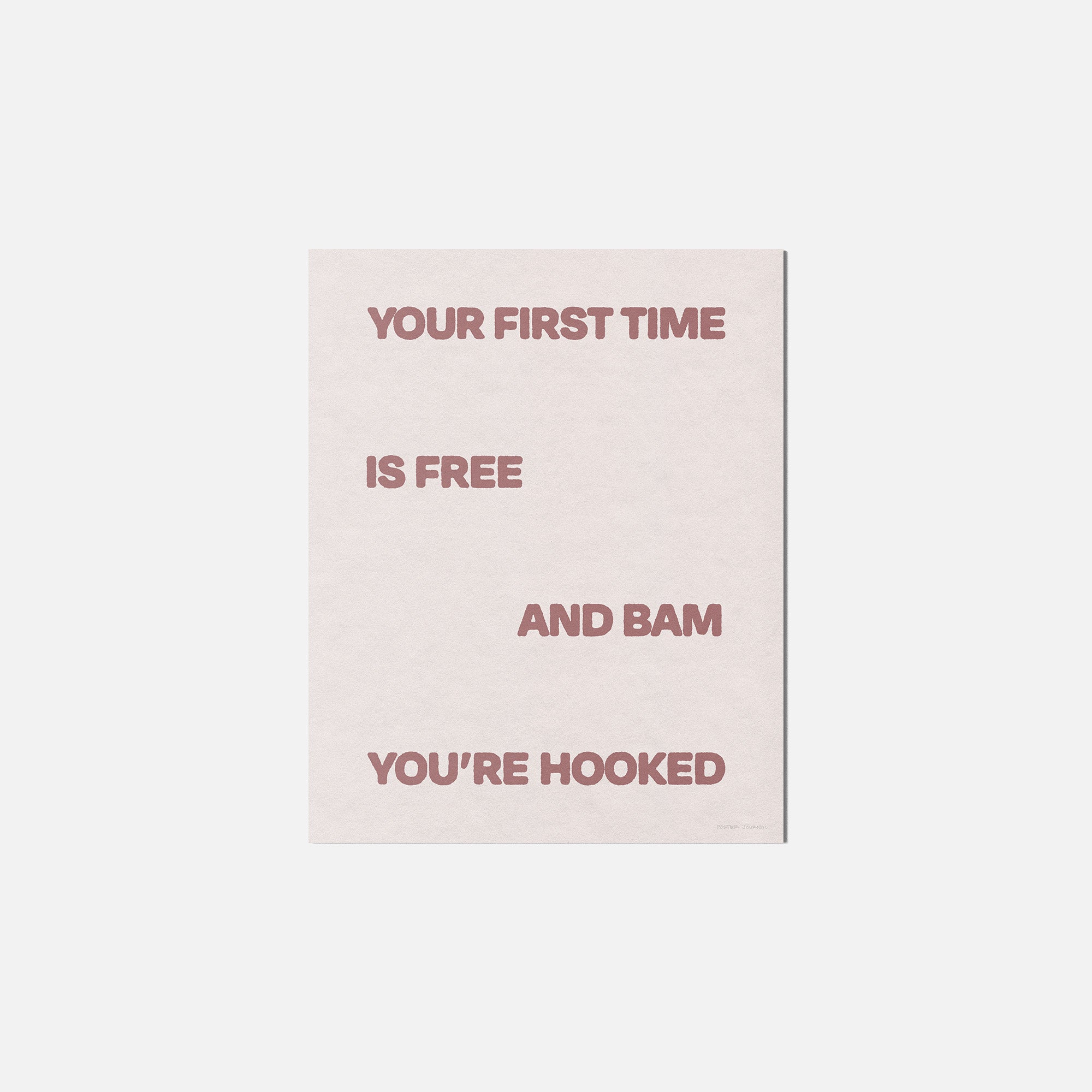 HOOKED PRINT