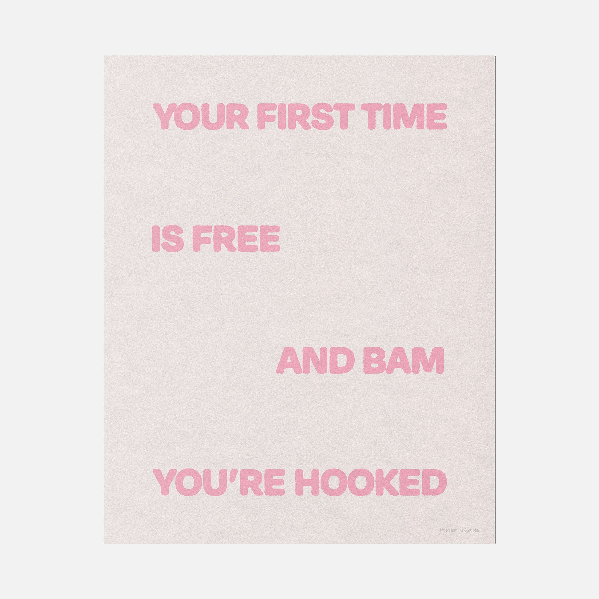 HOOKED PRINT