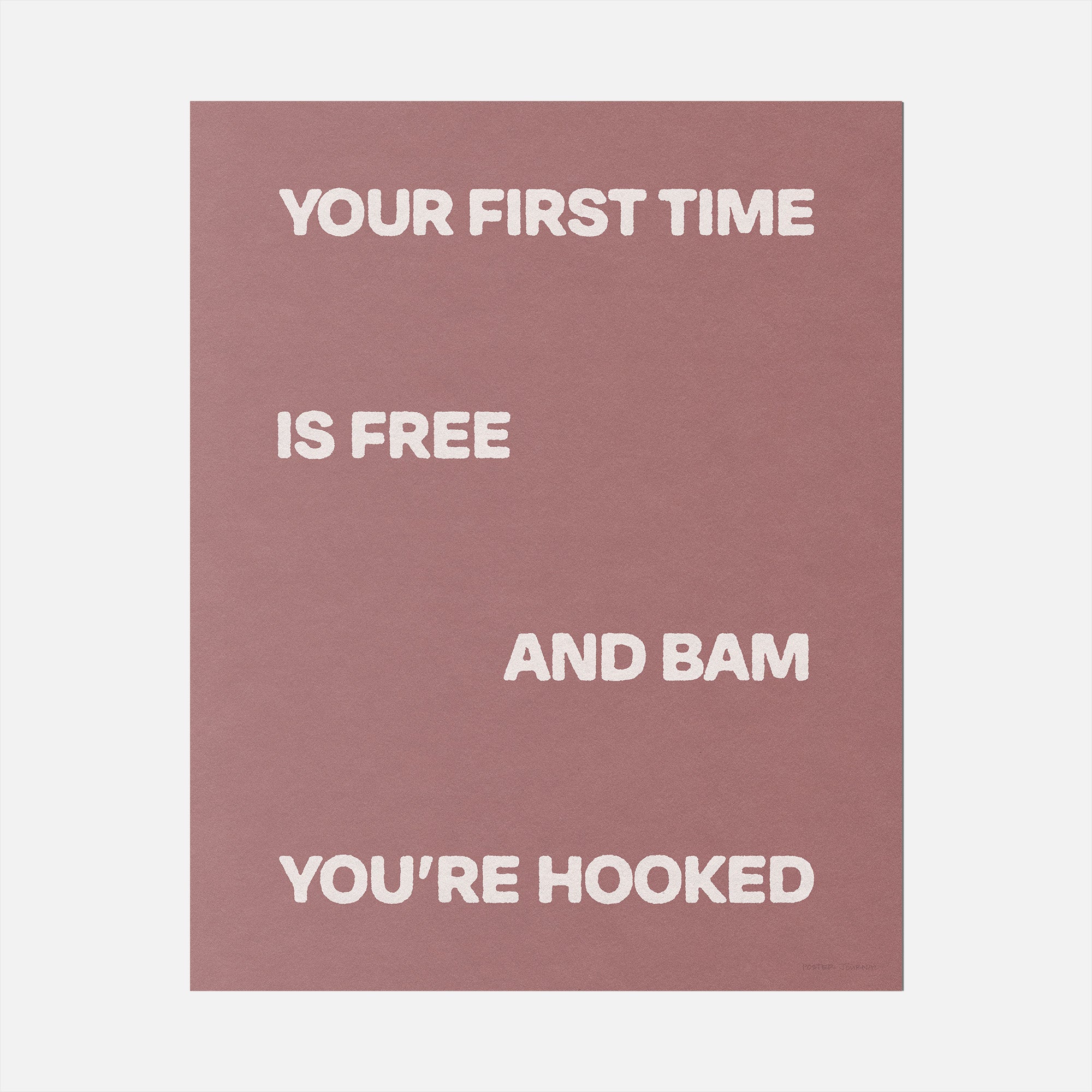 HOOKED PRINT