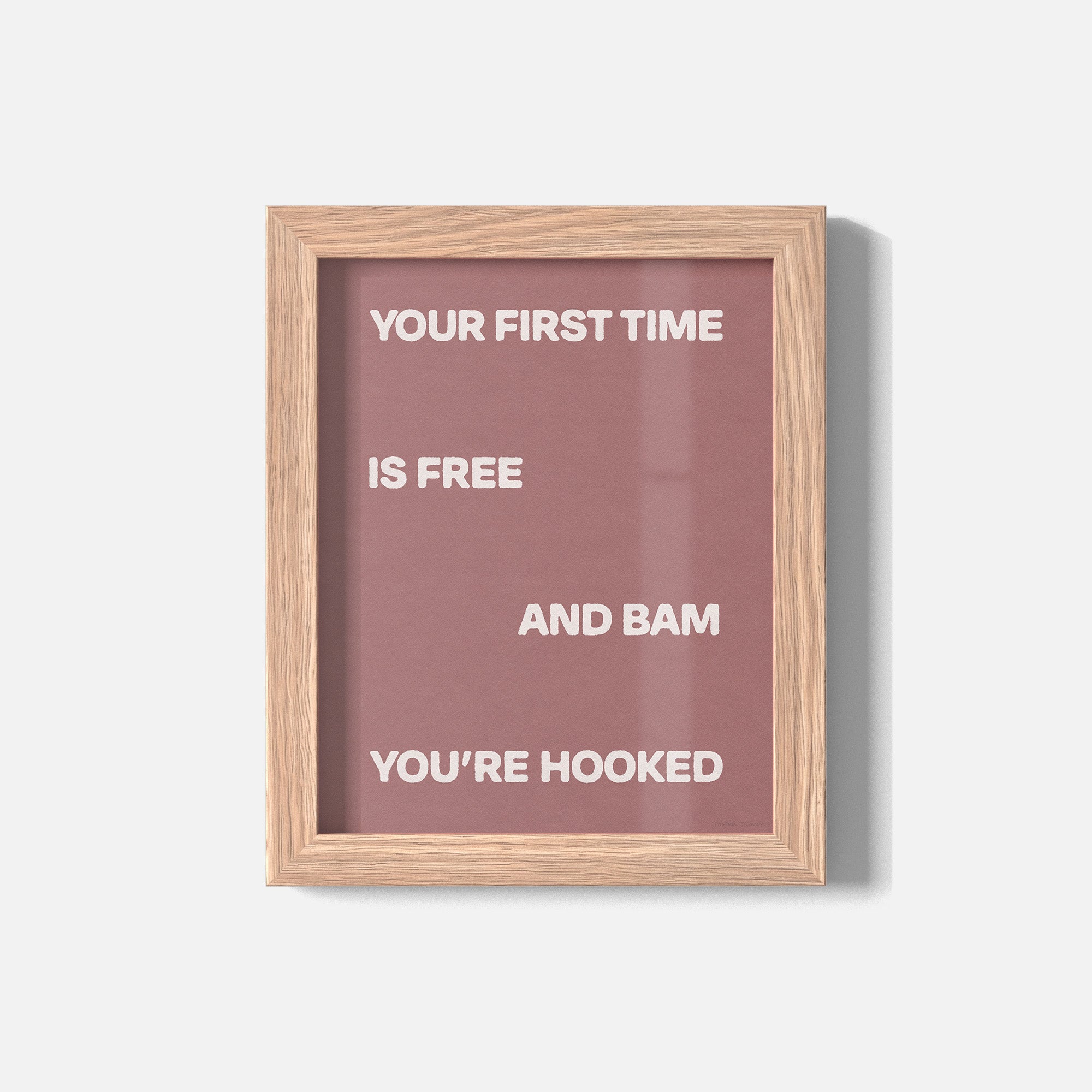 HOOKED PRINT