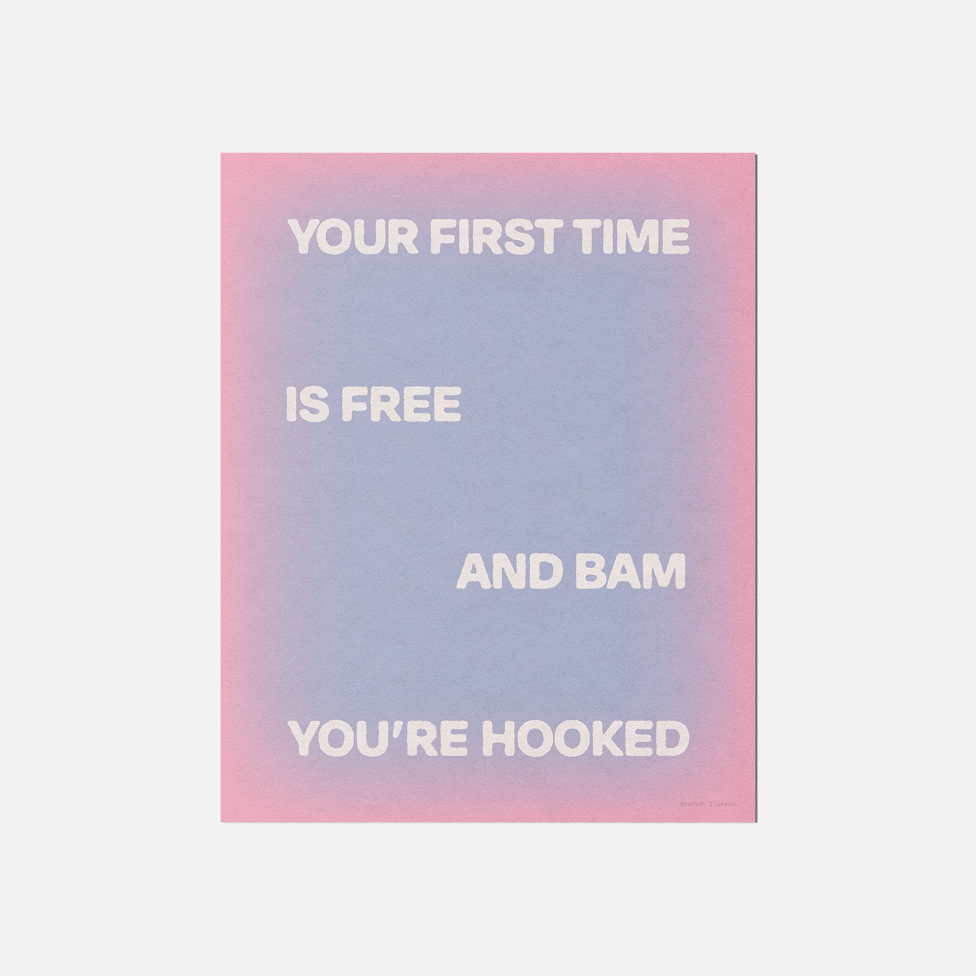 HOOKED PRINT