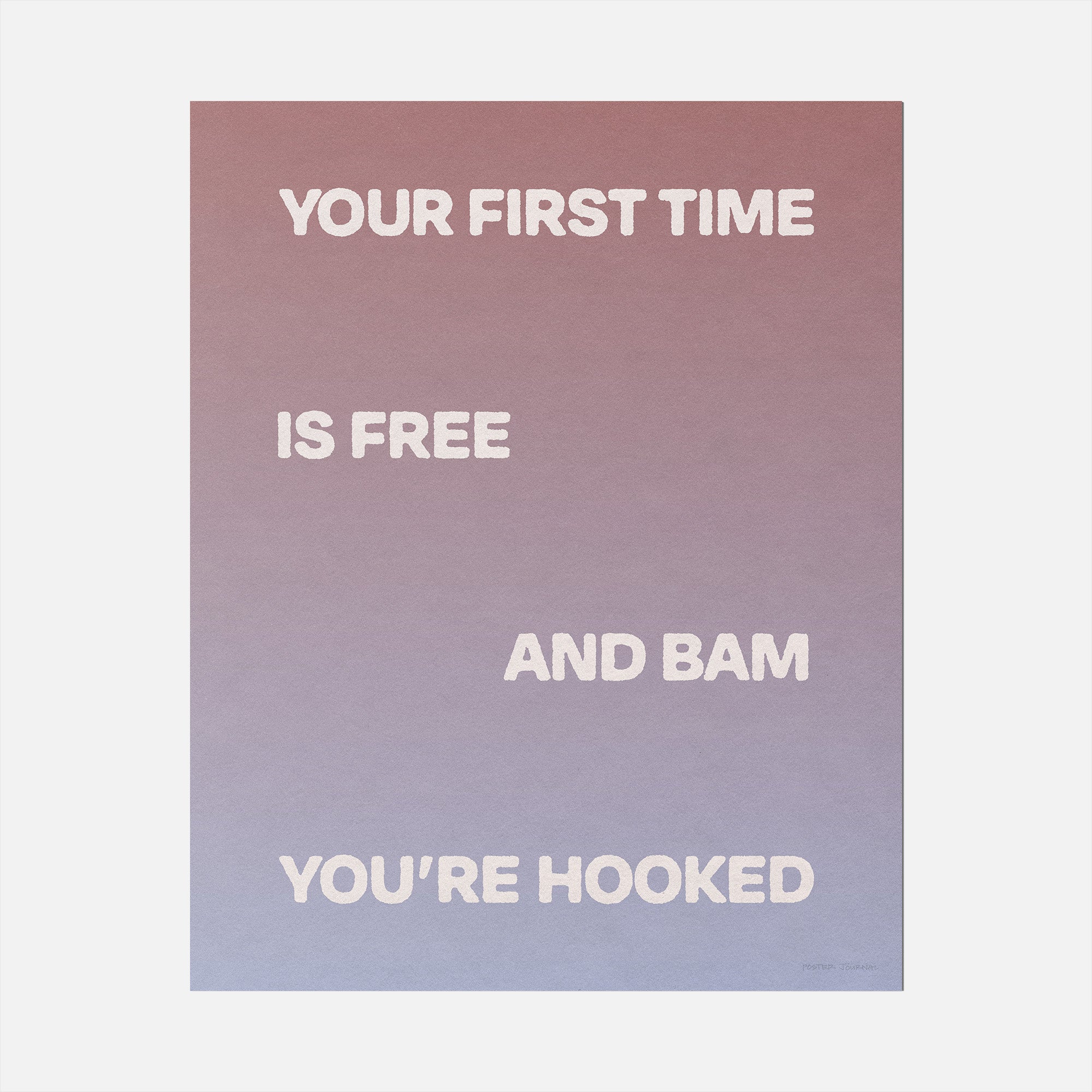 HOOKED PRINT