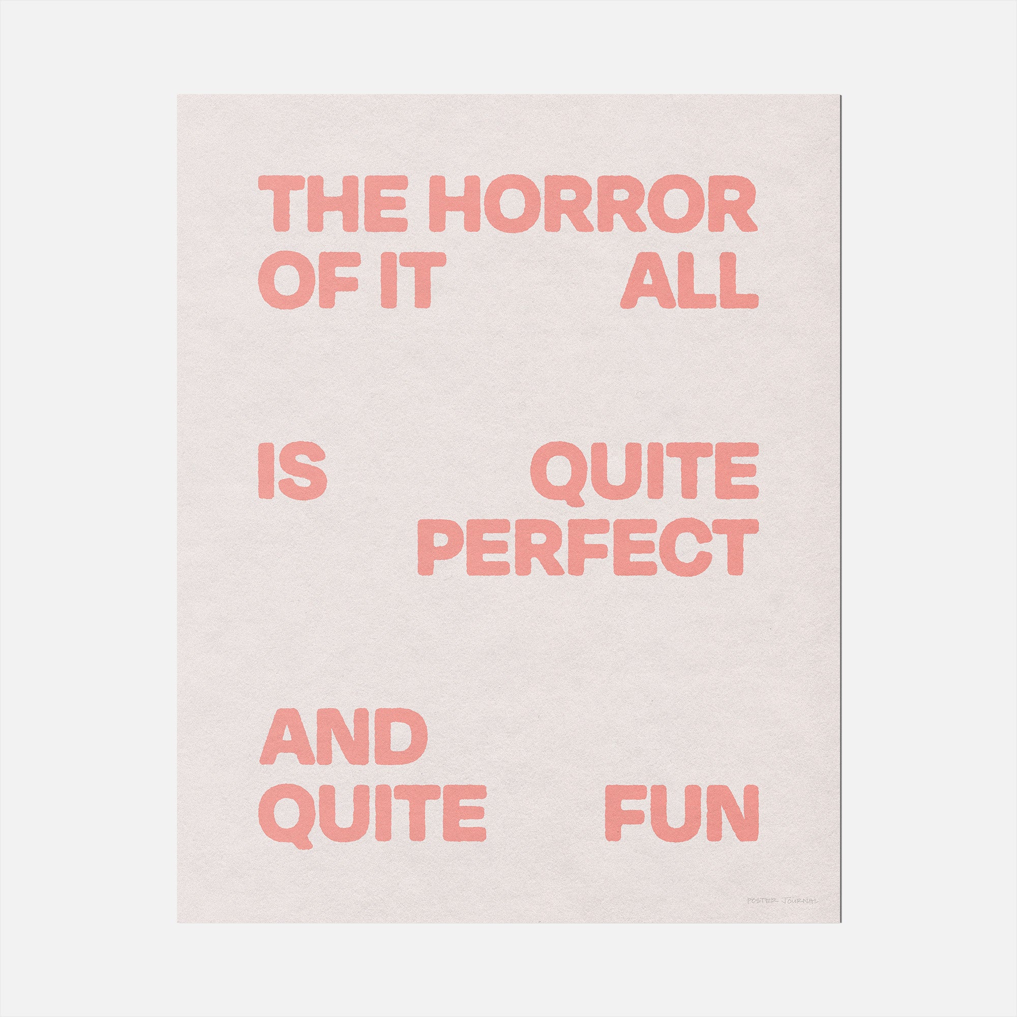 HORROR PRINT