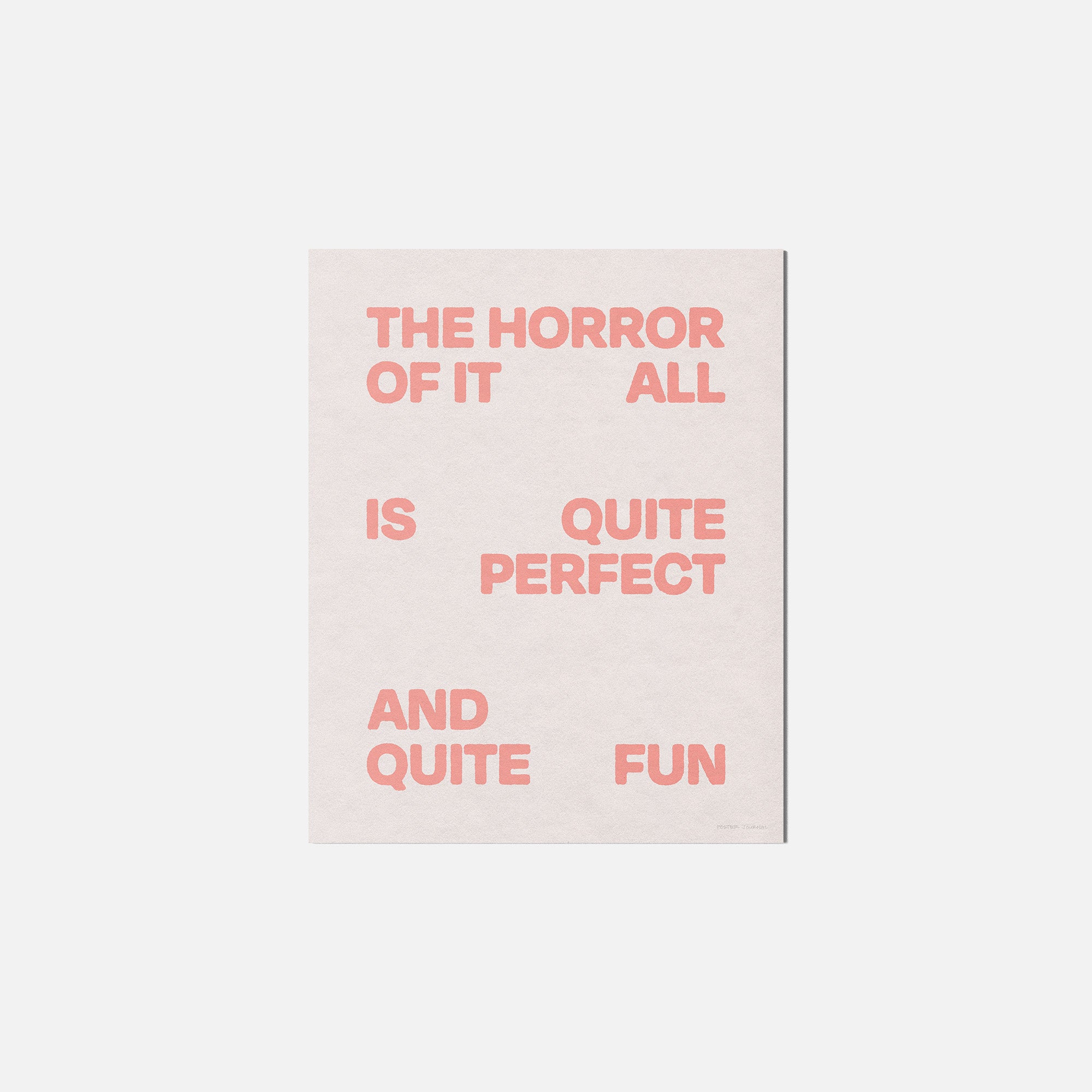 HORROR PRINT