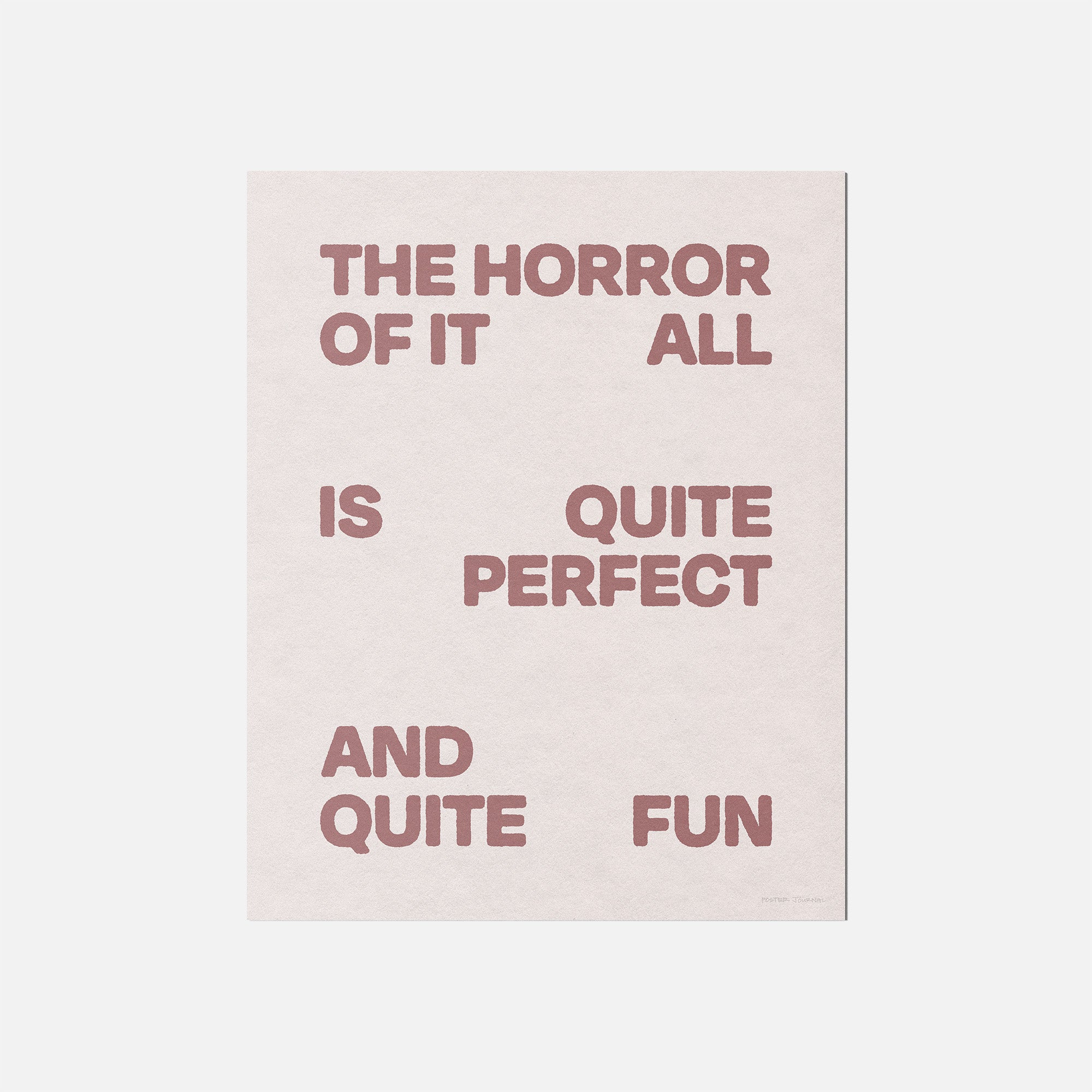 HORROR PRINT