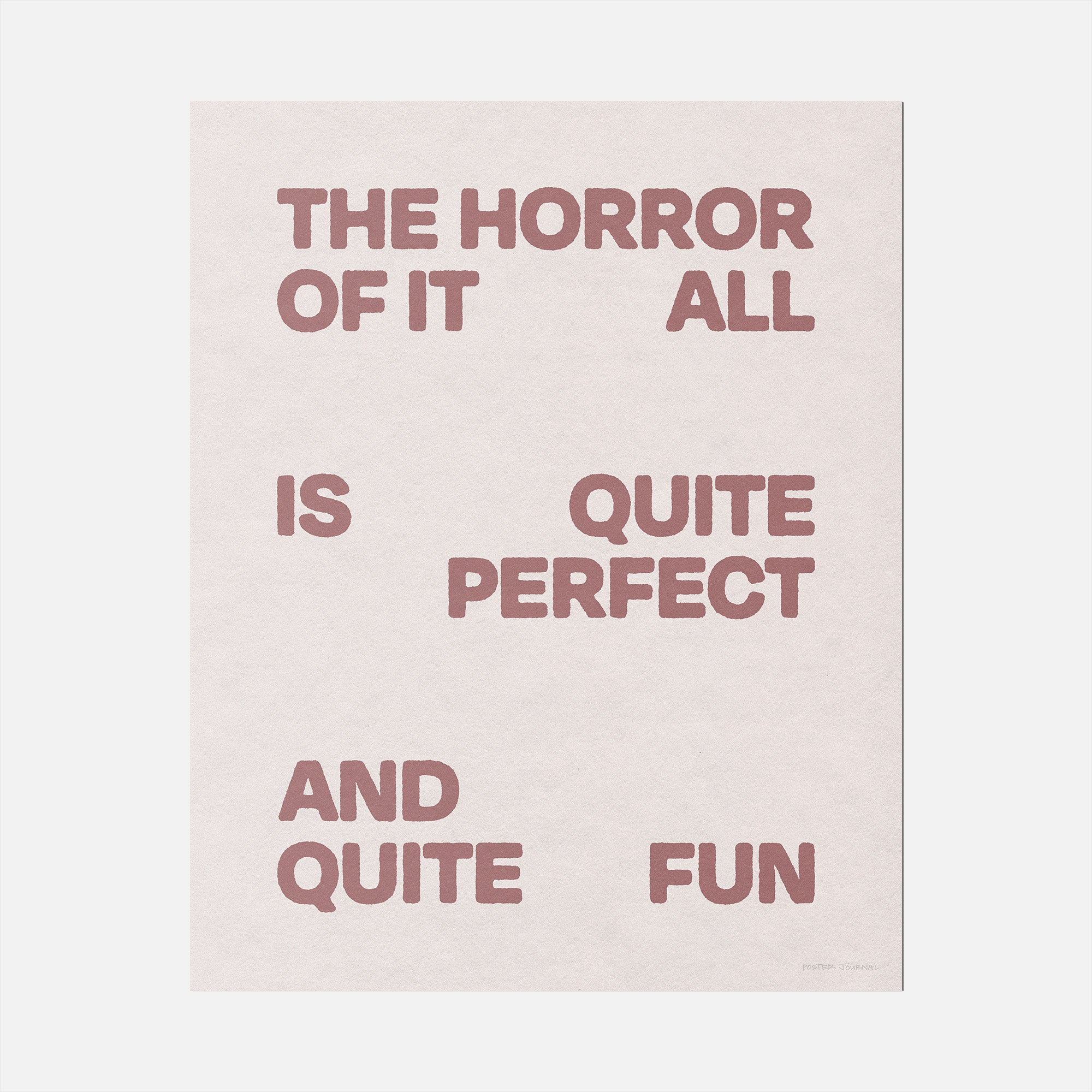 HORROR PRINT