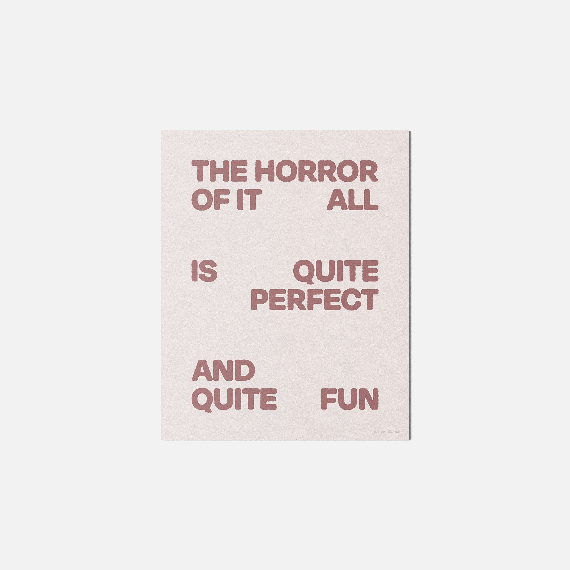 HORROR PRINT