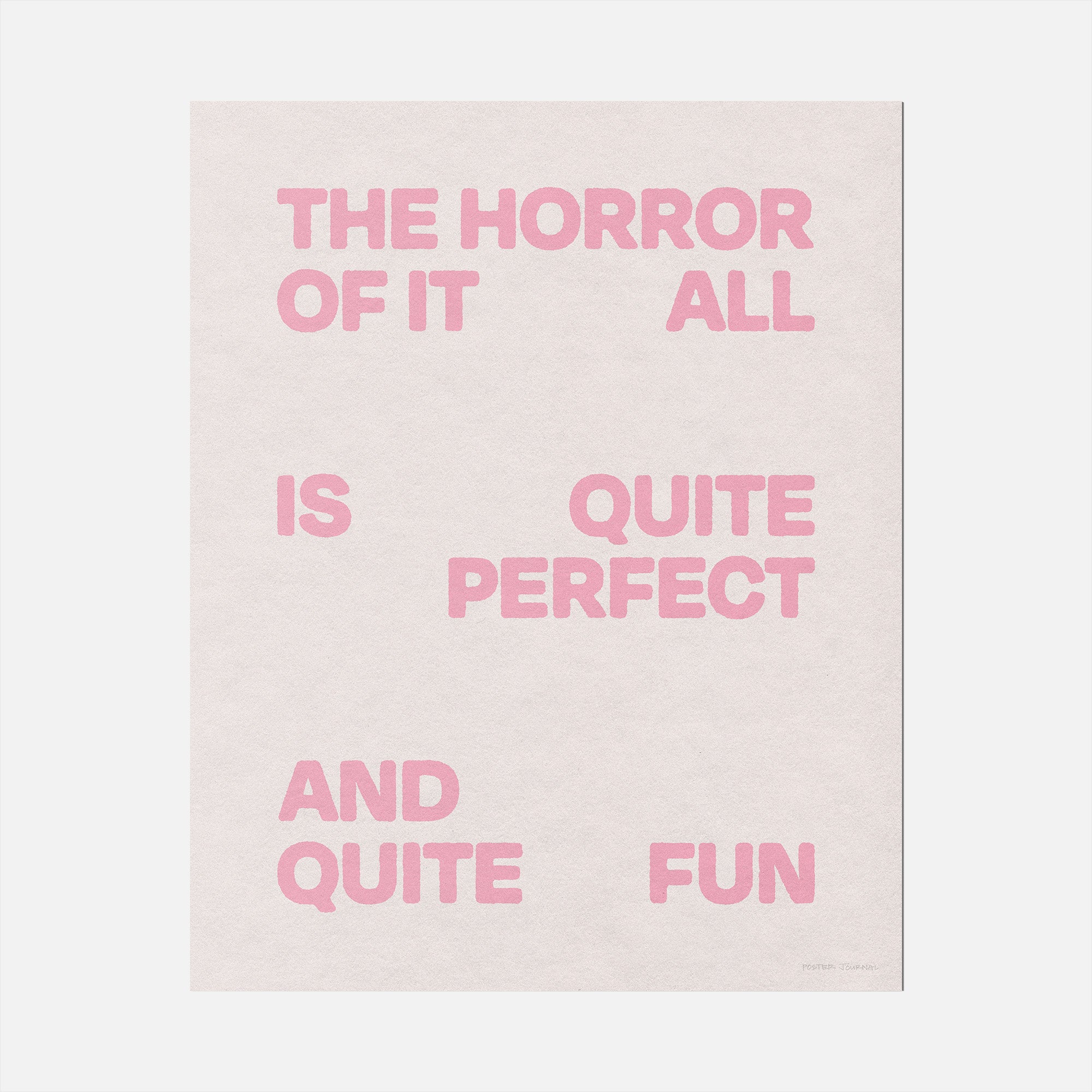HORROR PRINT