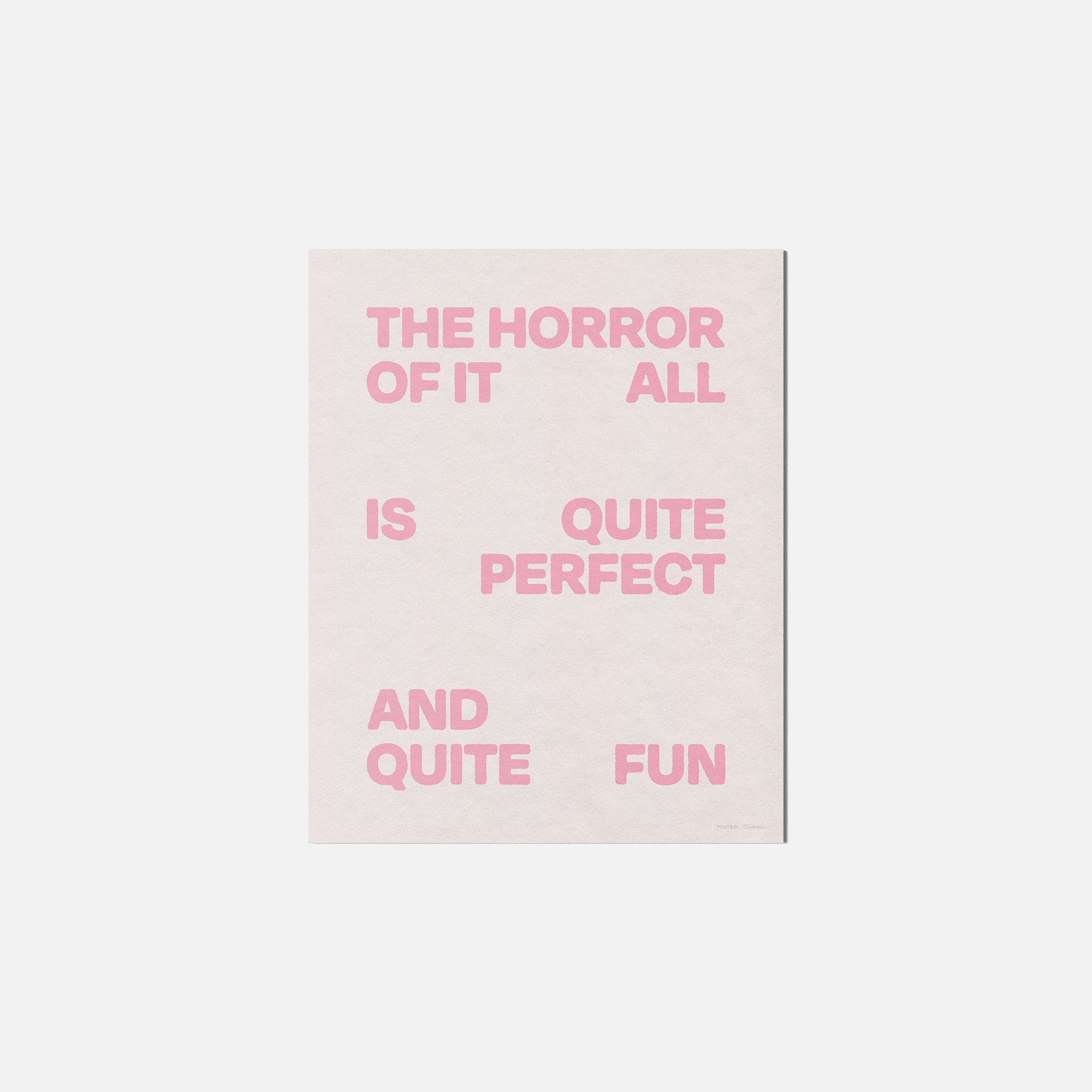 HORROR PRINT