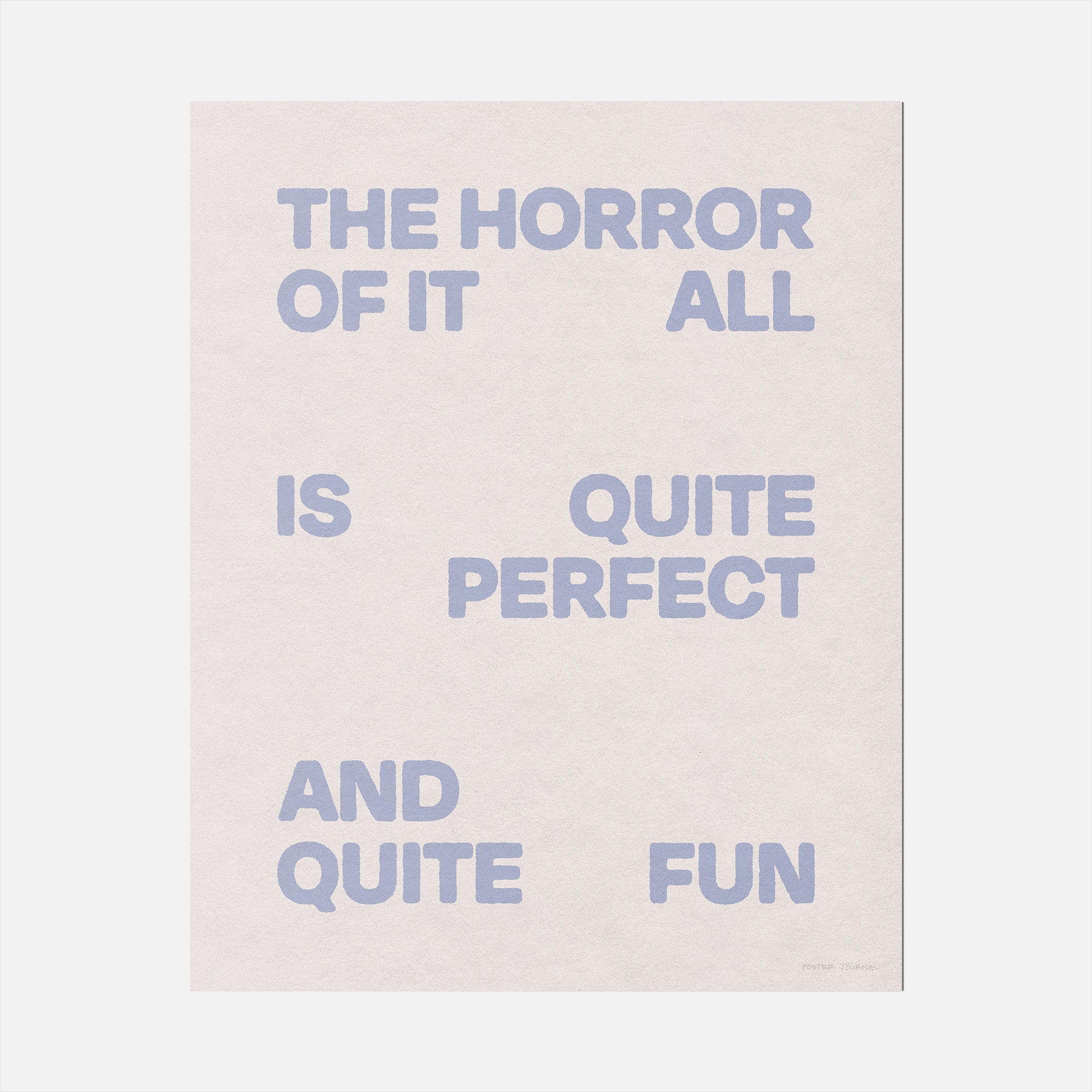 HORROR PRINT