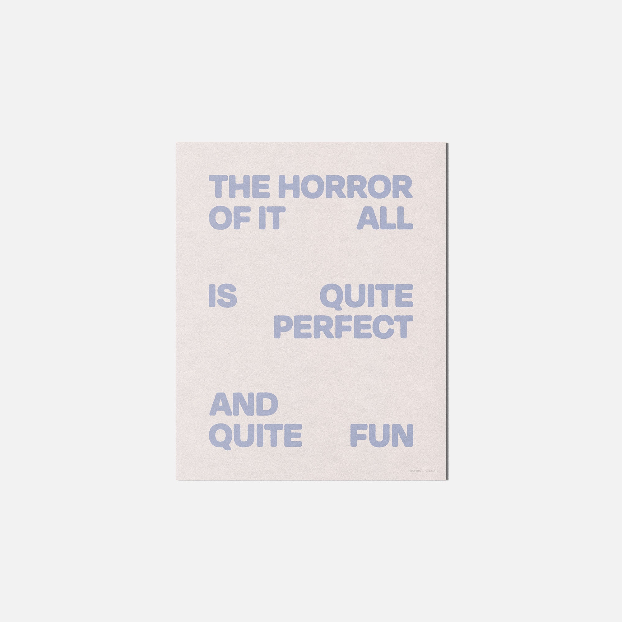 HORROR PRINT