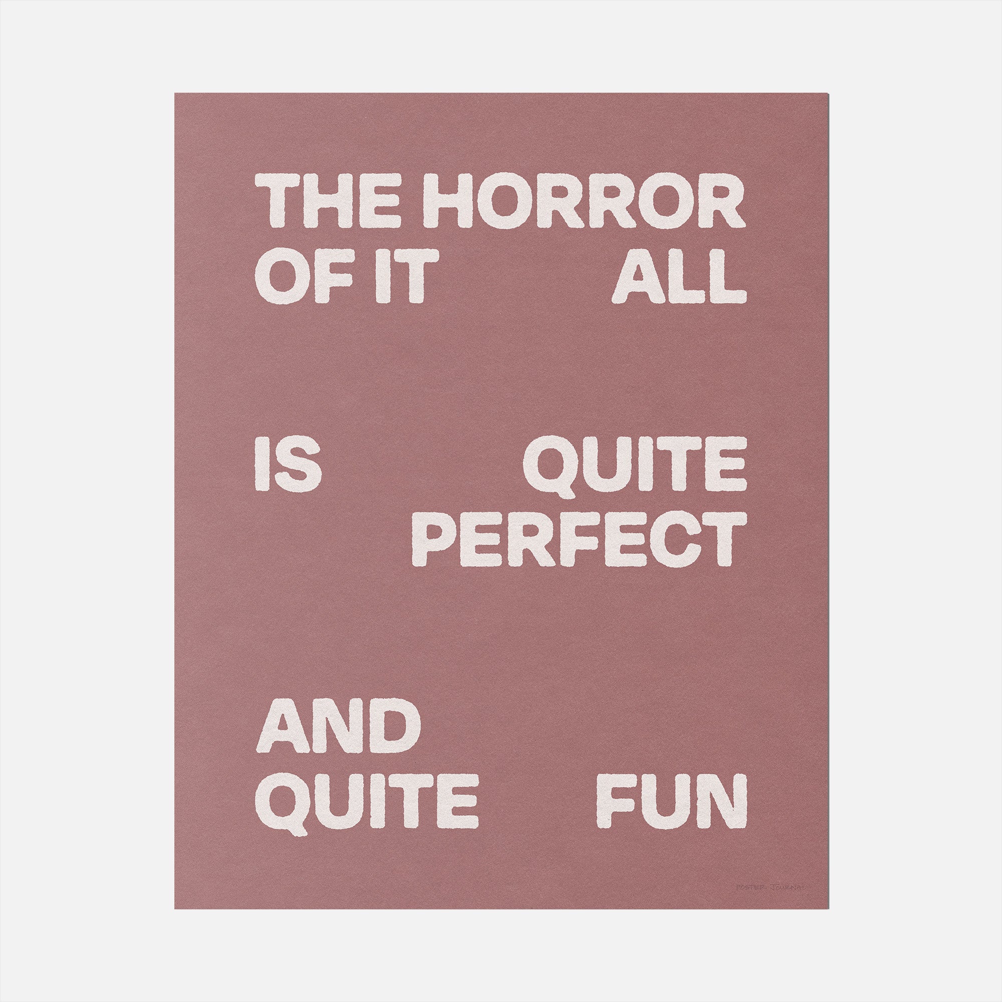 HORROR PRINT