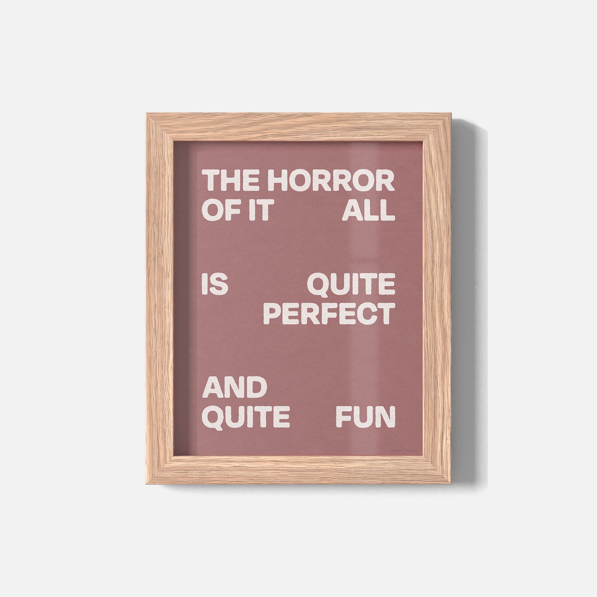 HORROR PRINT
