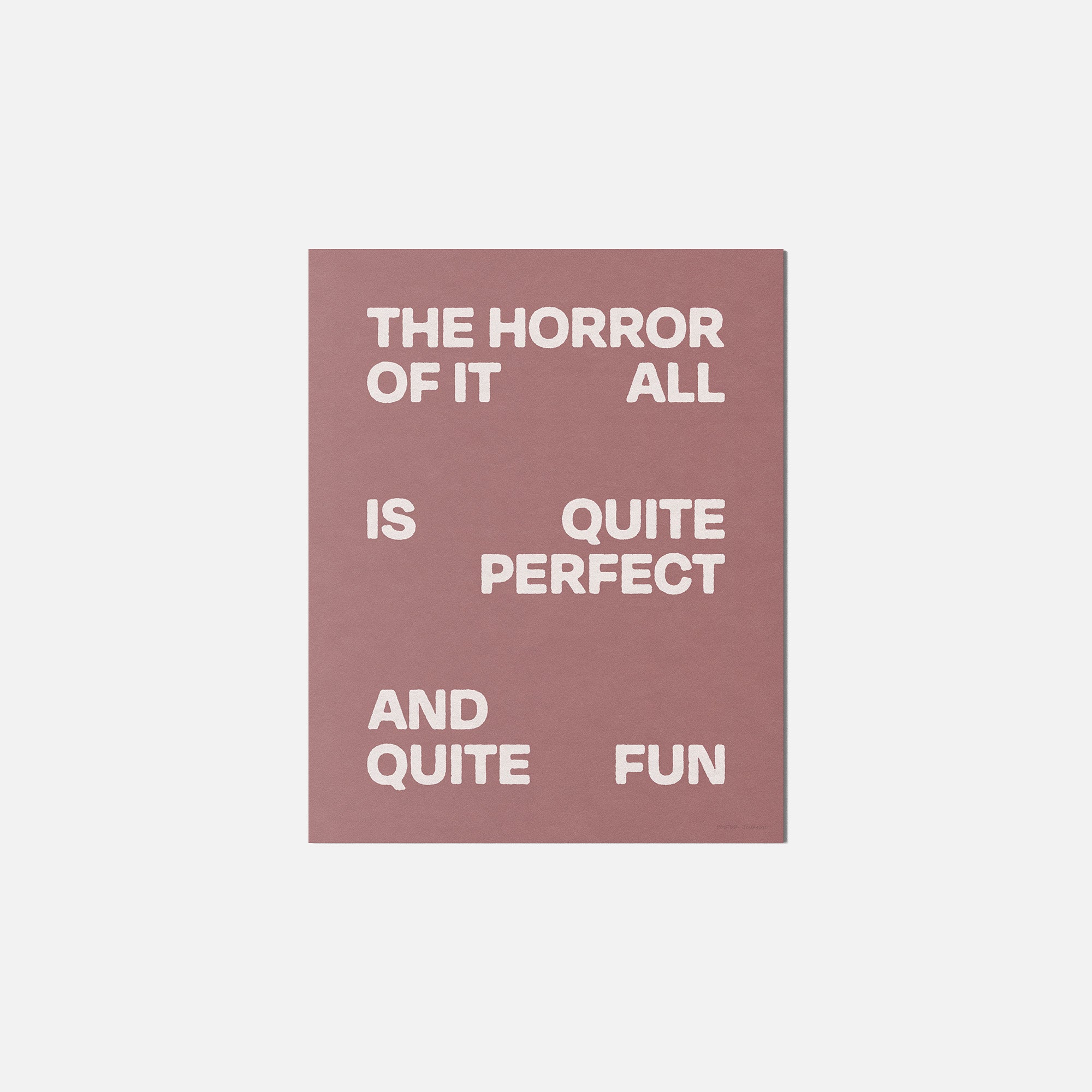 HORROR PRINT