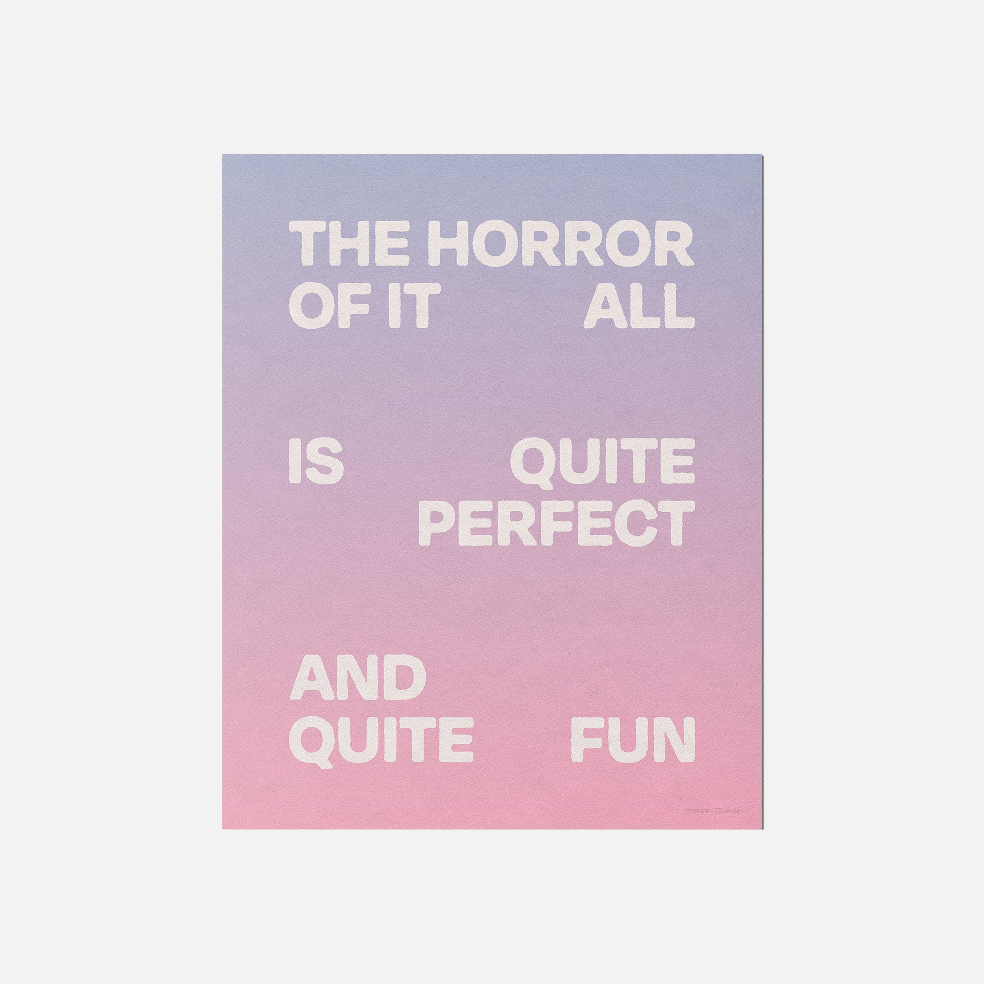 HORROR PRINT